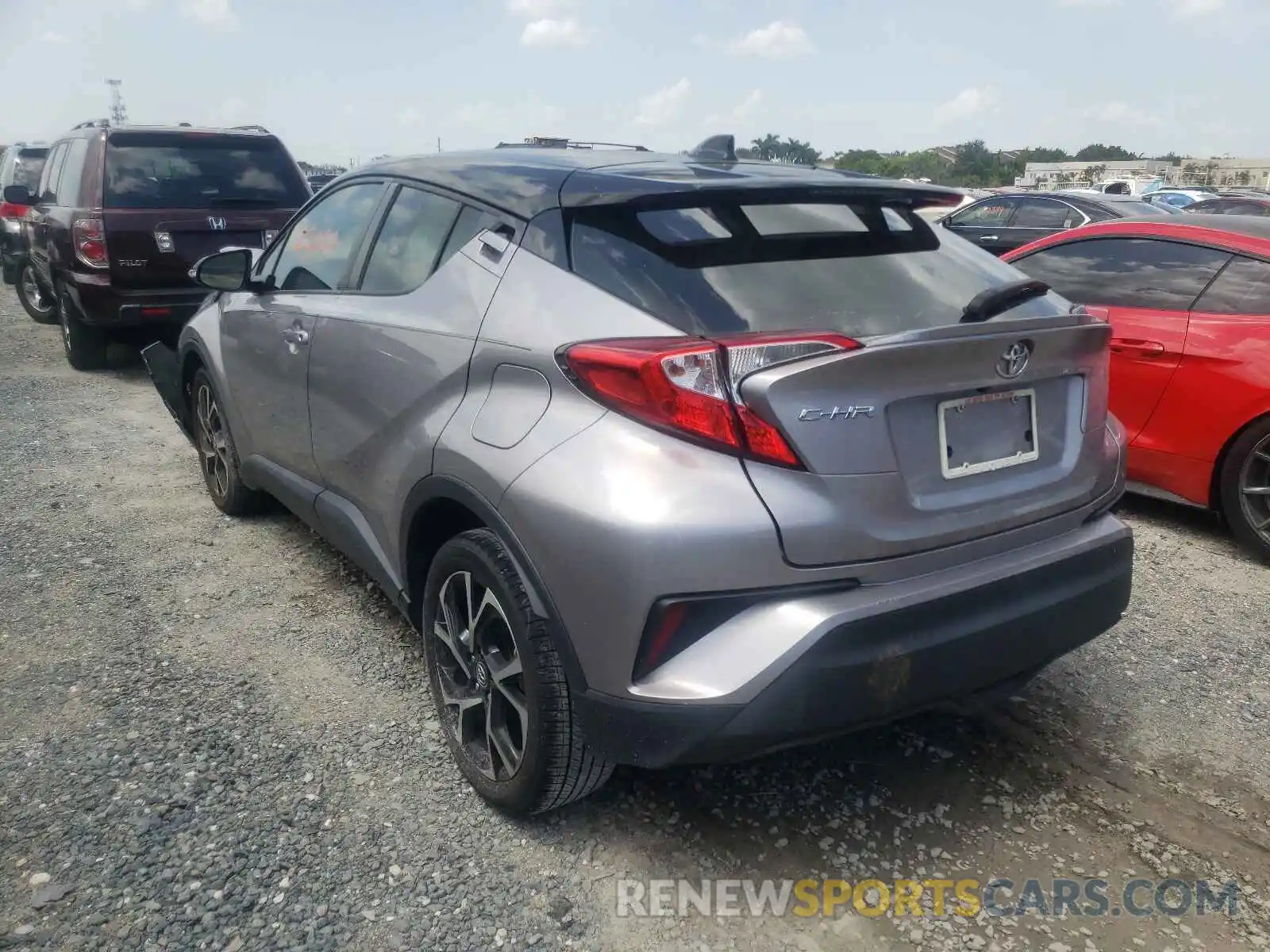 3 Photograph of a damaged car NMTKHMBX1KR085545 TOYOTA C-HR 2019