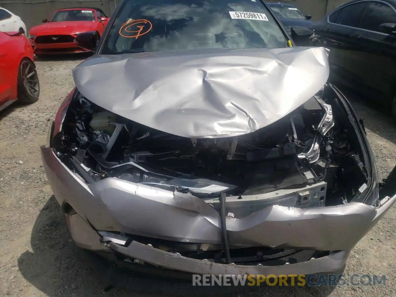 9 Photograph of a damaged car NMTKHMBX1KR085545 TOYOTA C-HR 2019