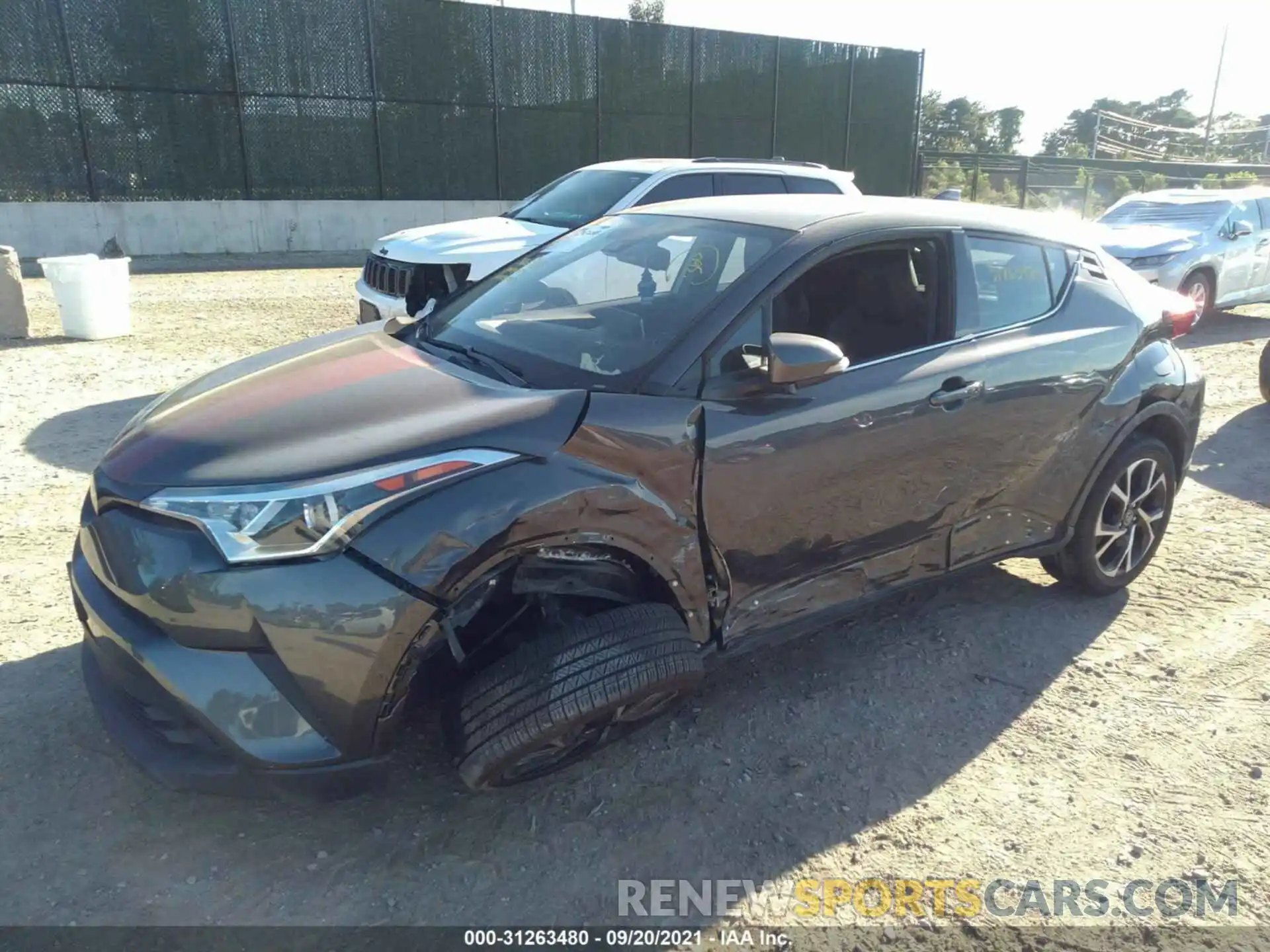 2 Фотография поврежденного автомобиля NMTKHMBX1KR085786 TOYOTA C-HR 2019