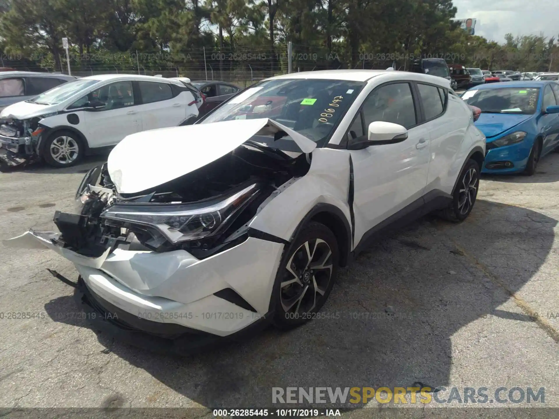 2 Photograph of a damaged car NMTKHMBX1KR086047 TOYOTA C-HR 2019