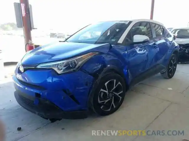 2 Photograph of a damaged car NMTKHMBX1KR086937 TOYOTA C-HR 2019