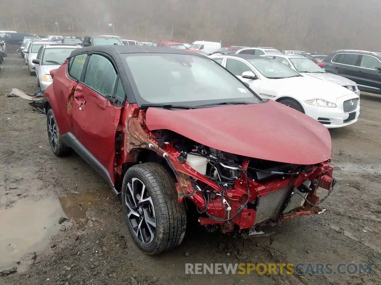 1 Photograph of a damaged car NMTKHMBX1KR087103 TOYOTA C-HR 2019