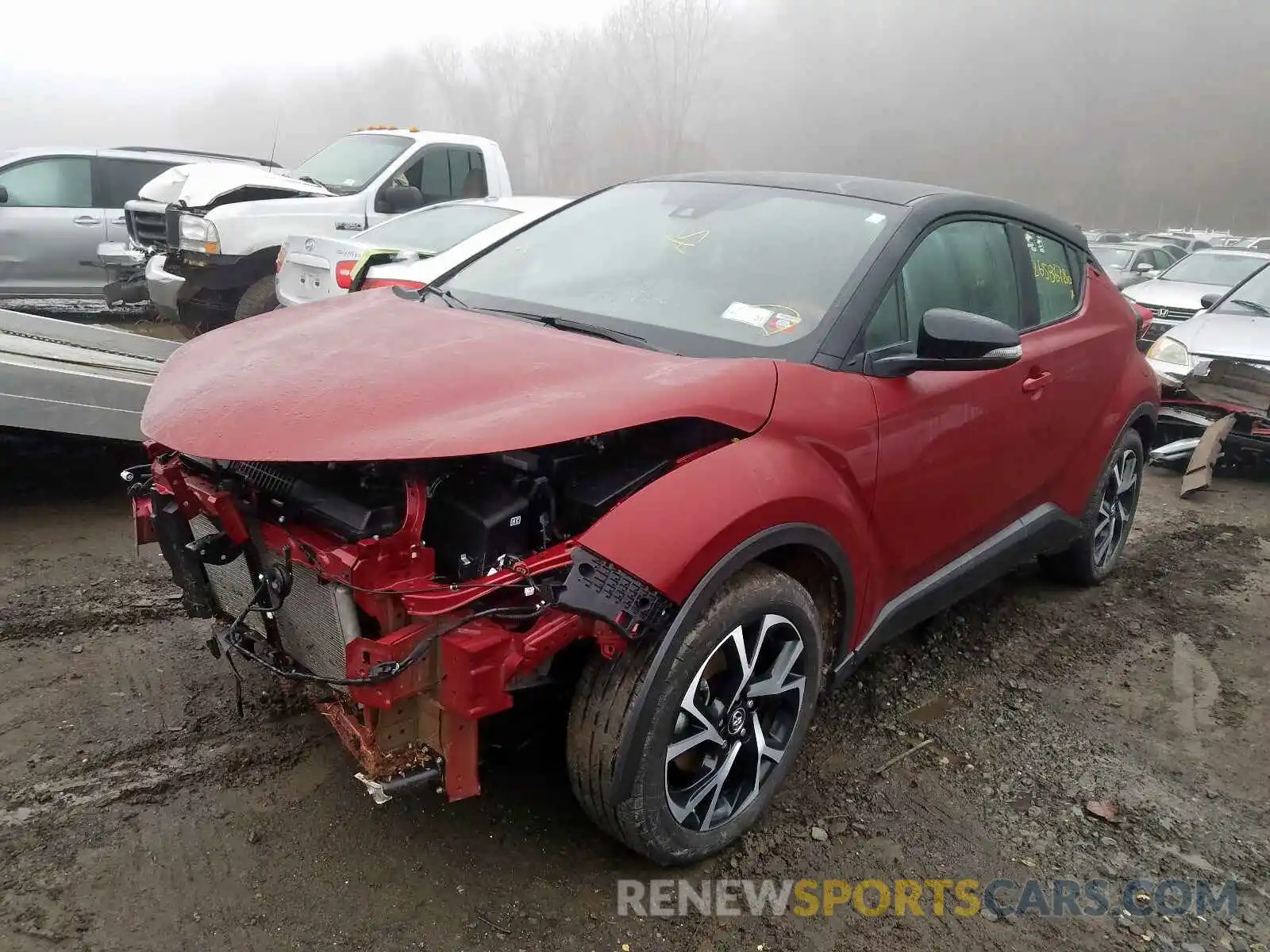 2 Photograph of a damaged car NMTKHMBX1KR087103 TOYOTA C-HR 2019