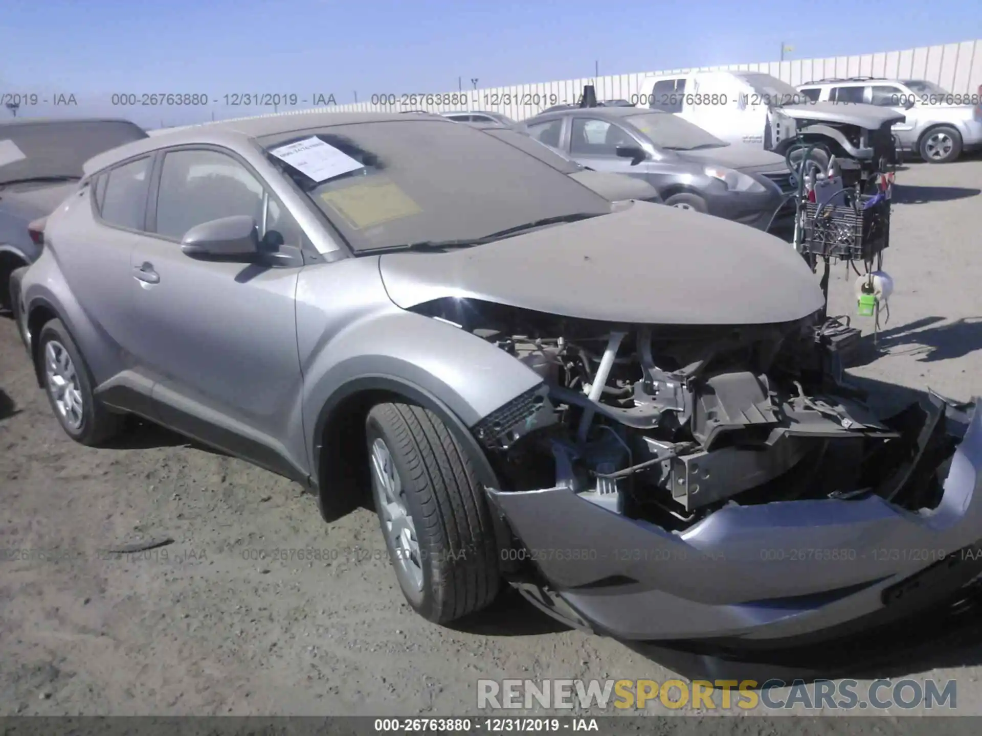 1 Photograph of a damaged car NMTKHMBX1KR087232 TOYOTA C-HR 2019