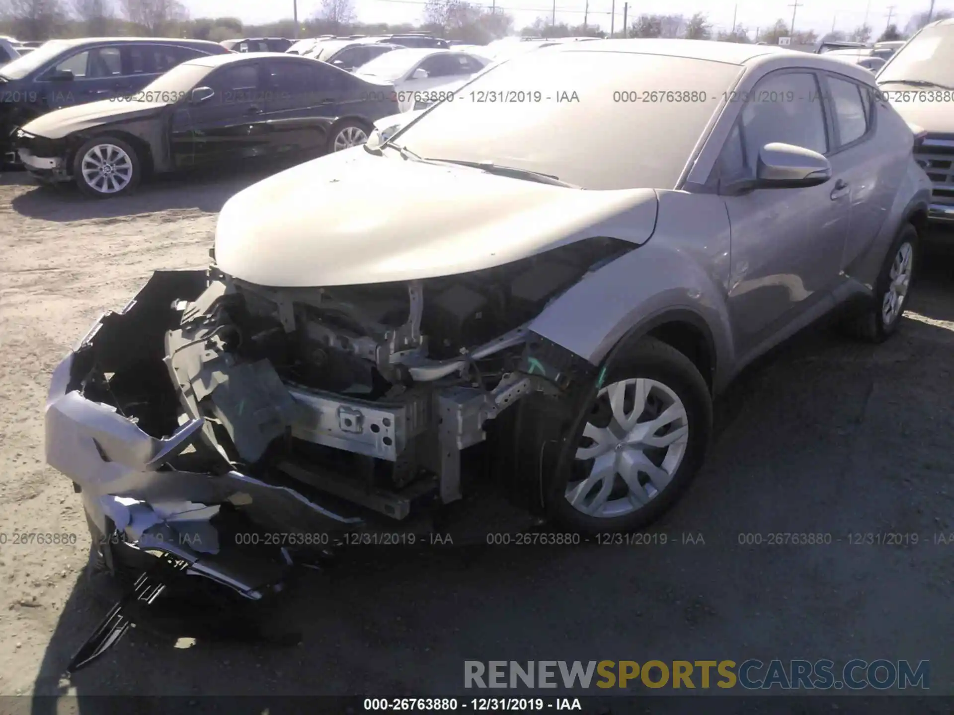 2 Photograph of a damaged car NMTKHMBX1KR087232 TOYOTA C-HR 2019