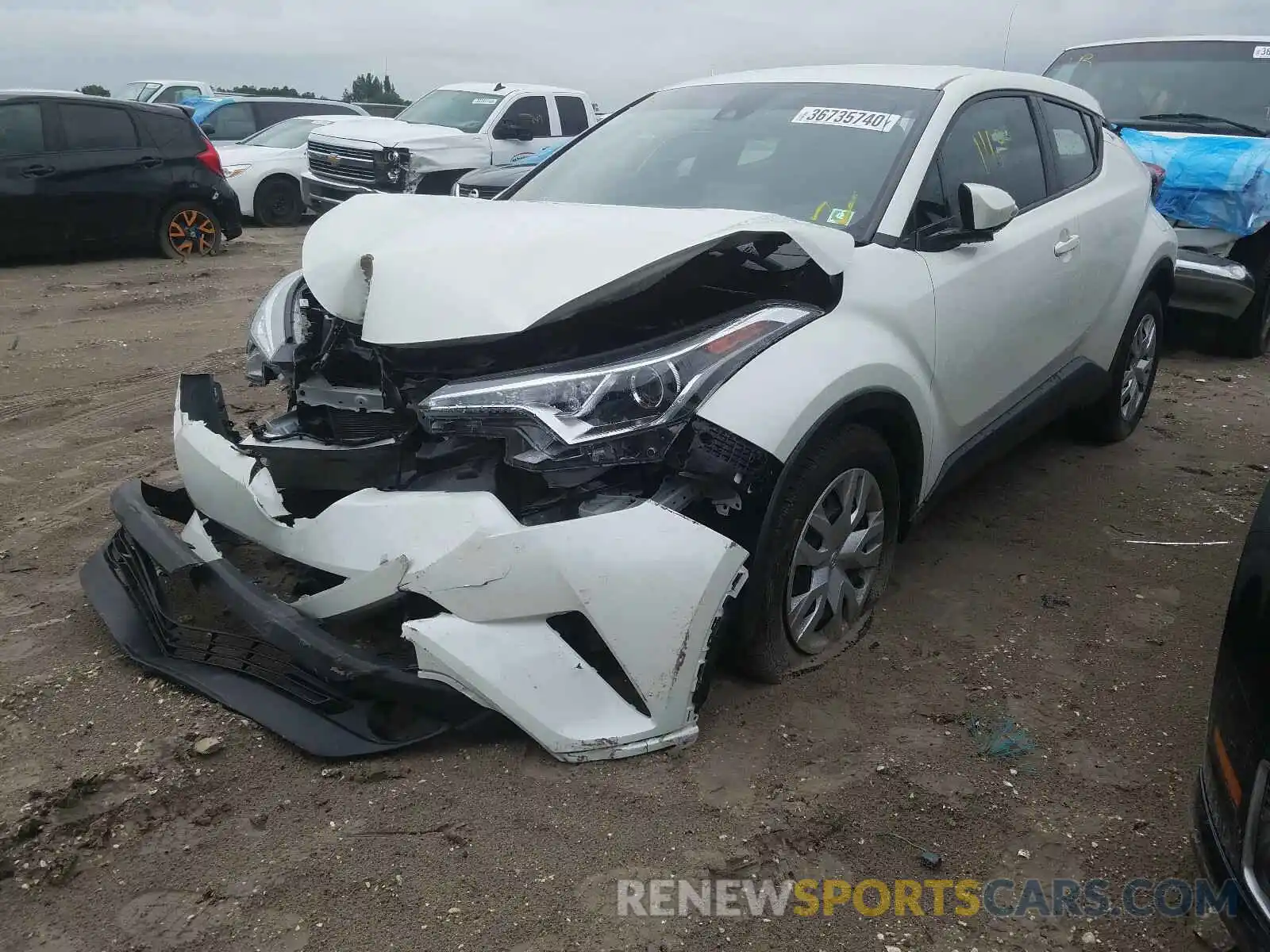 2 Photograph of a damaged car NMTKHMBX1KR087411 TOYOTA C-HR 2019