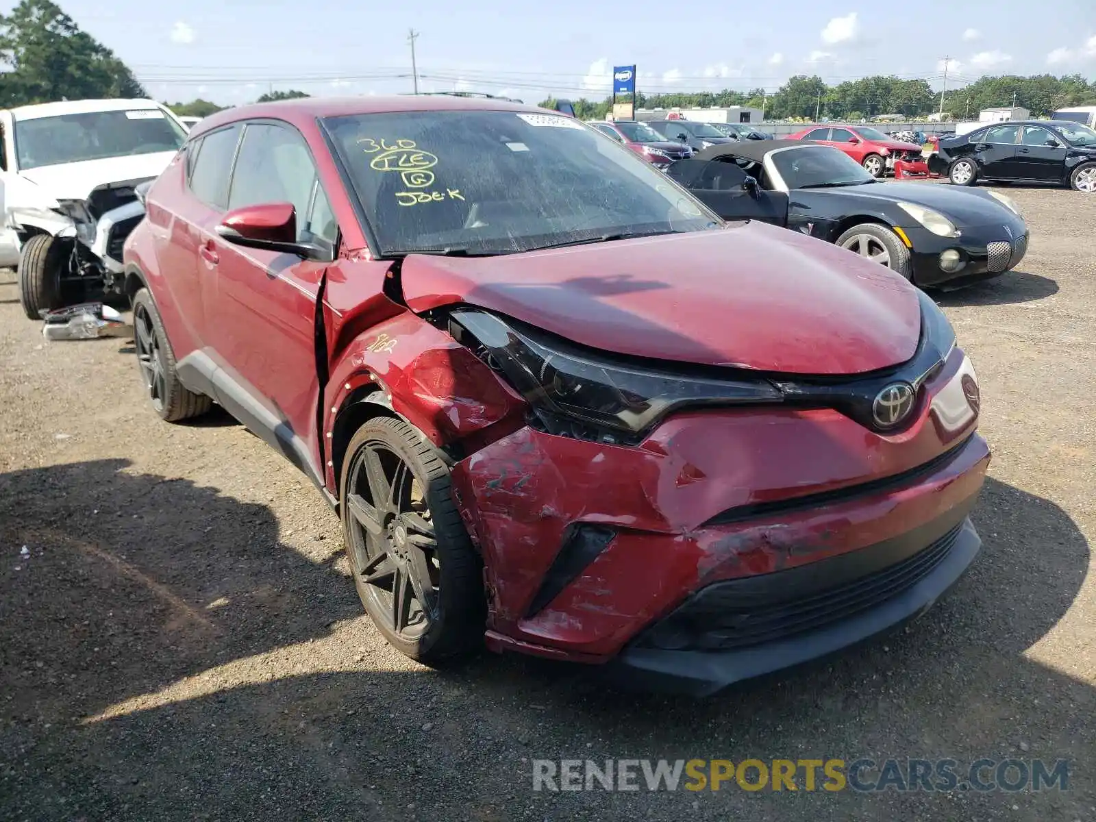 1 Photograph of a damaged car NMTKHMBX1KR088011 TOYOTA C-HR 2019