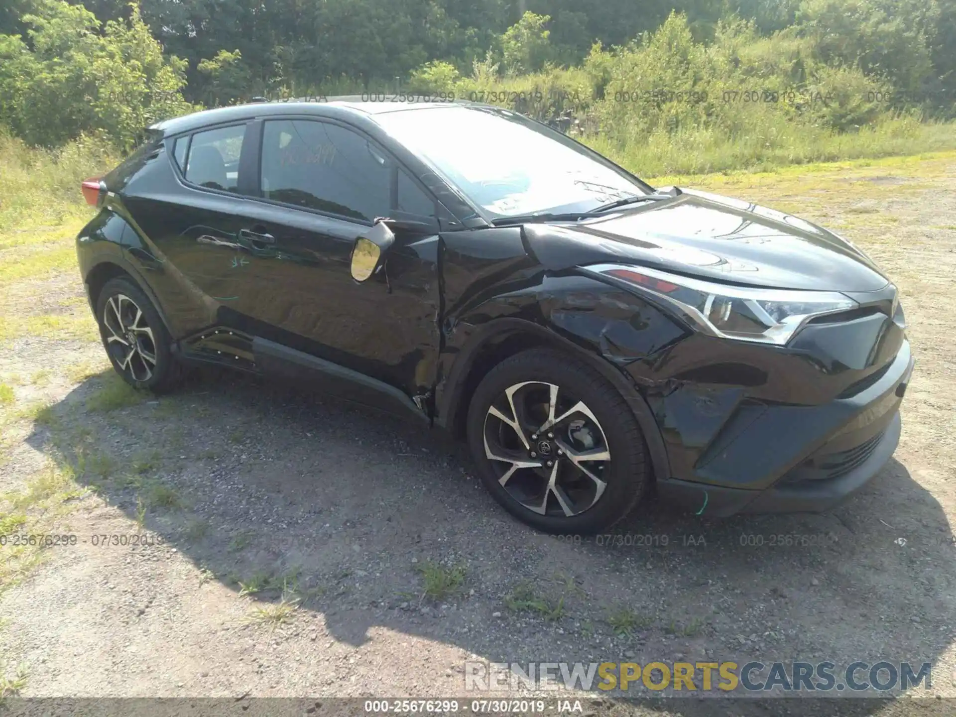 1 Photograph of a damaged car NMTKHMBX1KR088526 TOYOTA C-HR 2019