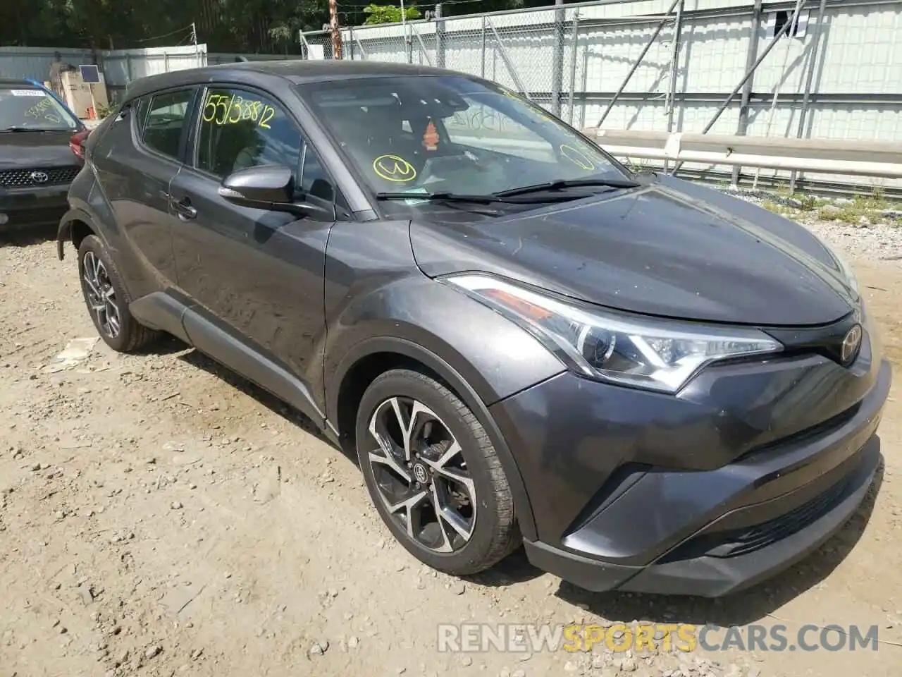 1 Photograph of a damaged car NMTKHMBX1KR090017 TOYOTA C-HR 2019