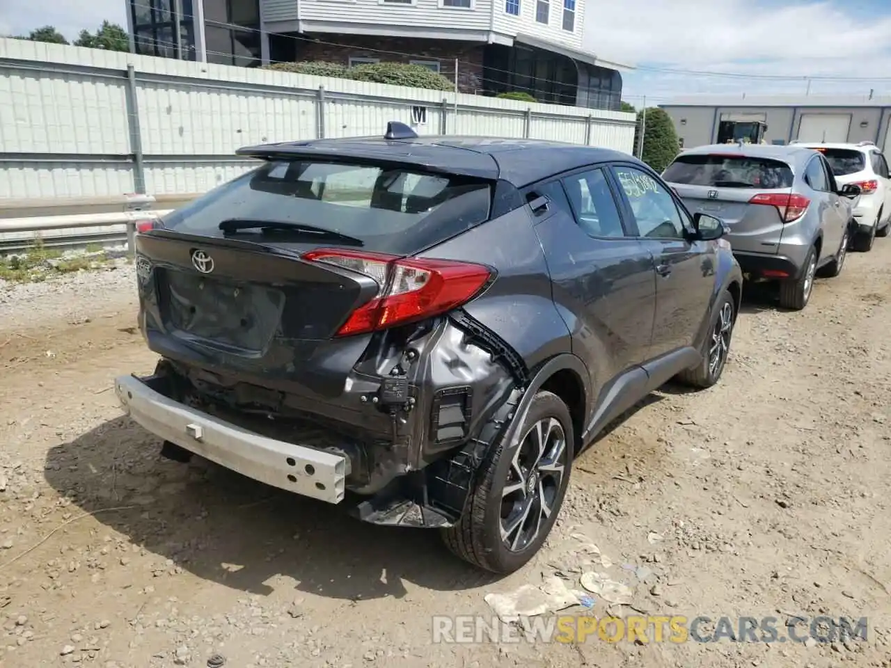 4 Photograph of a damaged car NMTKHMBX1KR090017 TOYOTA C-HR 2019