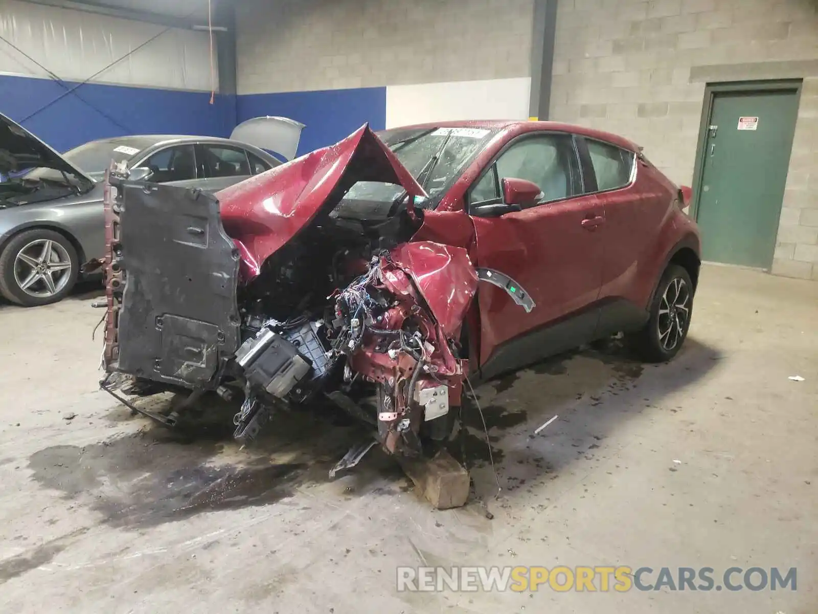 2 Photograph of a damaged car NMTKHMBX1KR091684 TOYOTA C-HR 2019