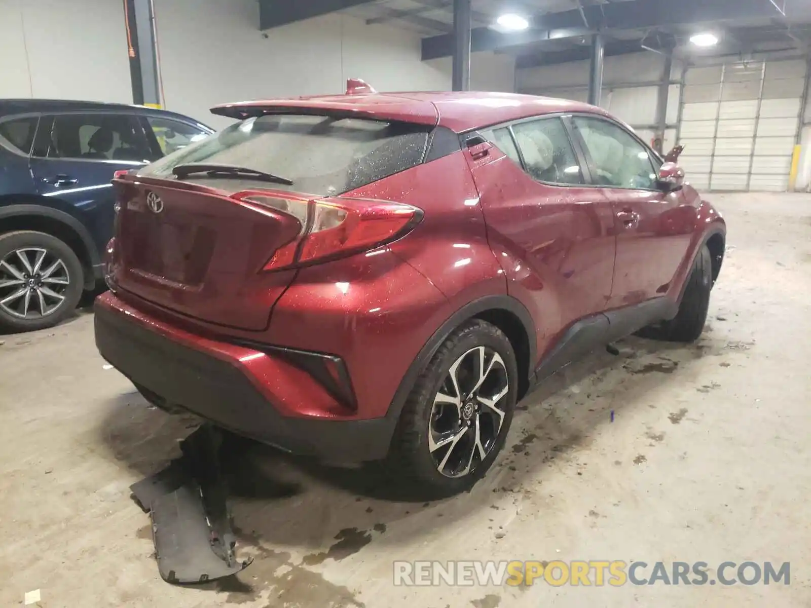 4 Photograph of a damaged car NMTKHMBX1KR091684 TOYOTA C-HR 2019