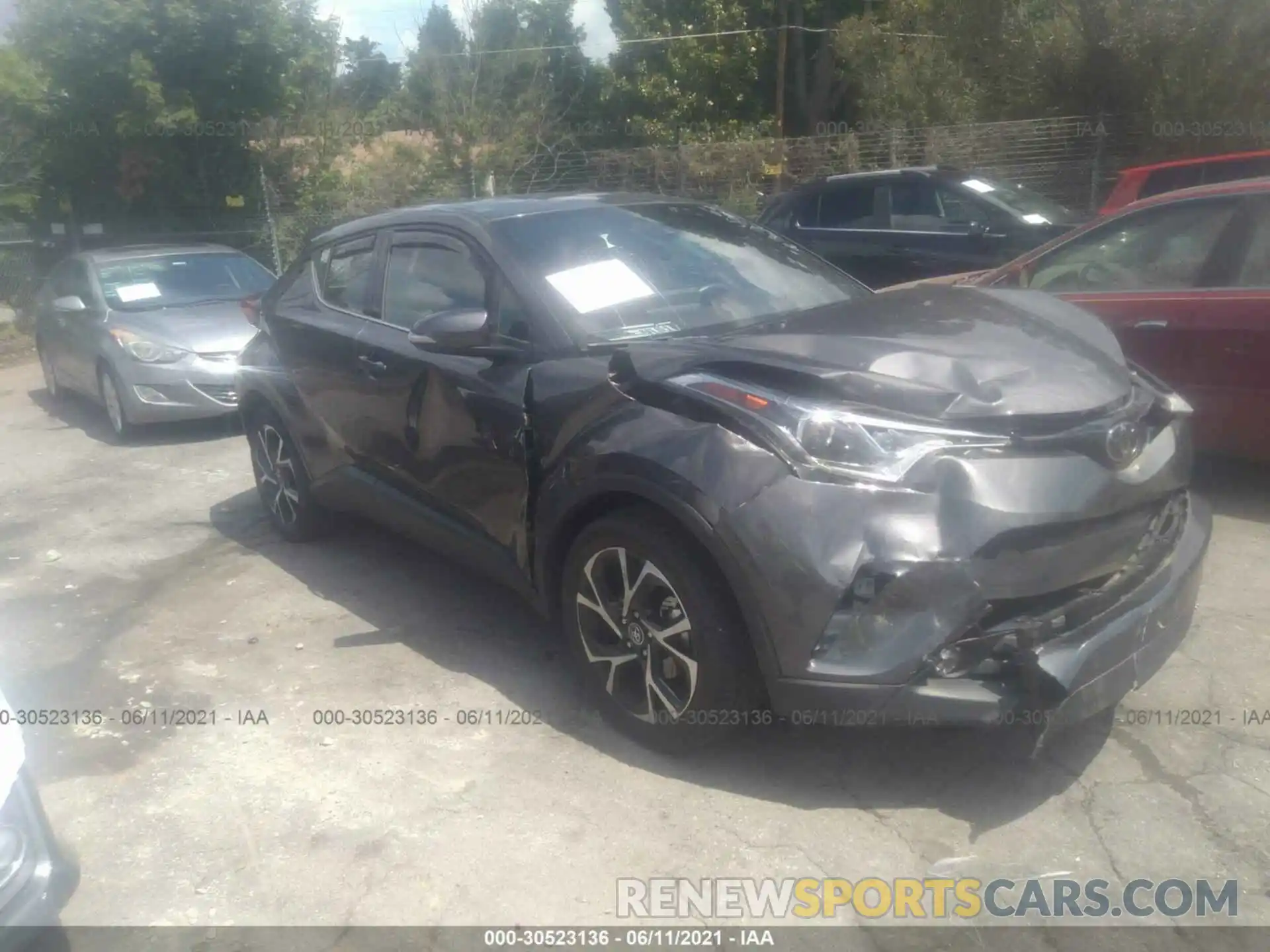 1 Photograph of a damaged car NMTKHMBX1KR091782 TOYOTA C-HR 2019