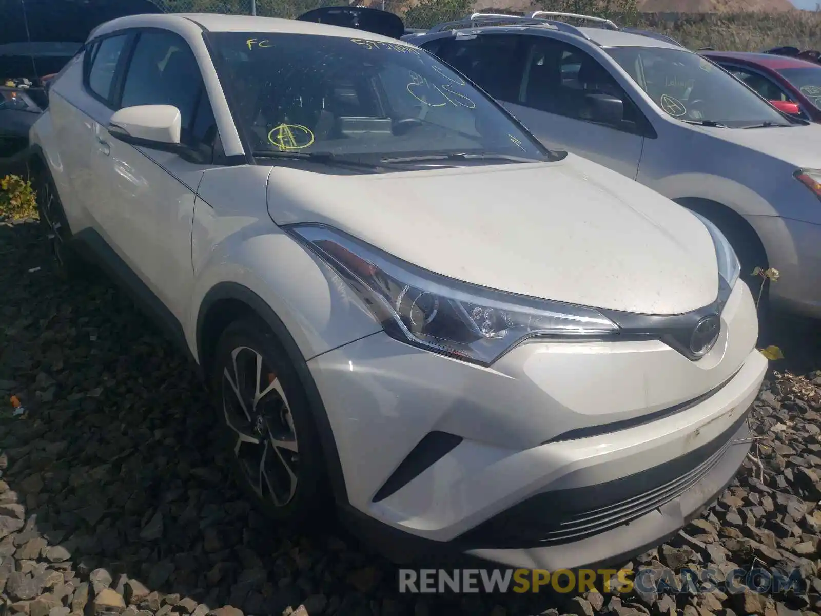 1 Photograph of a damaged car NMTKHMBX1KR092561 TOYOTA C-HR 2019