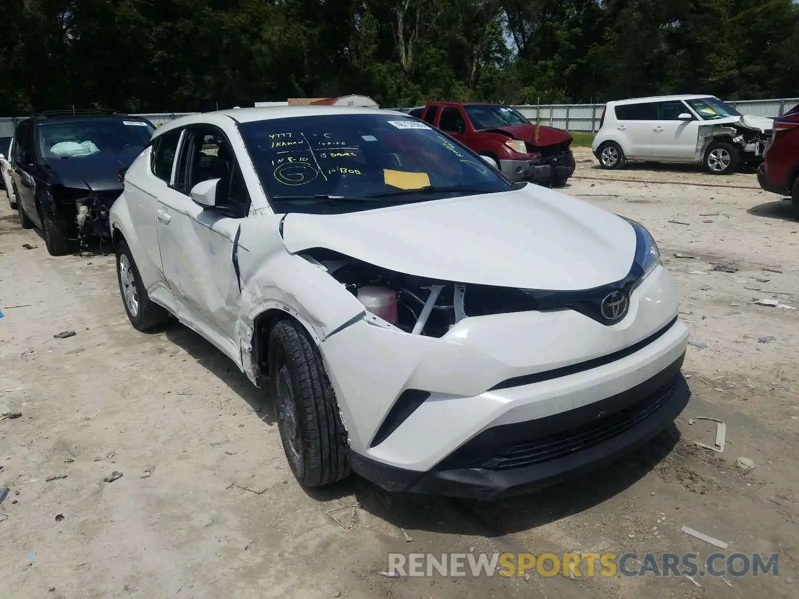 1 Photograph of a damaged car NMTKHMBX1KR093077 TOYOTA C-HR 2019