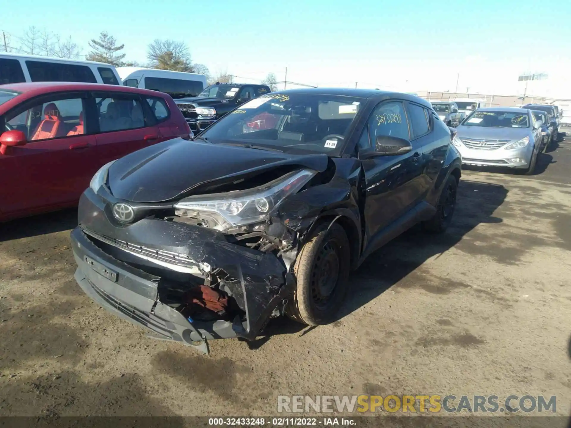 2 Photograph of a damaged car NMTKHMBX1KR097842 TOYOTA C-HR 2019