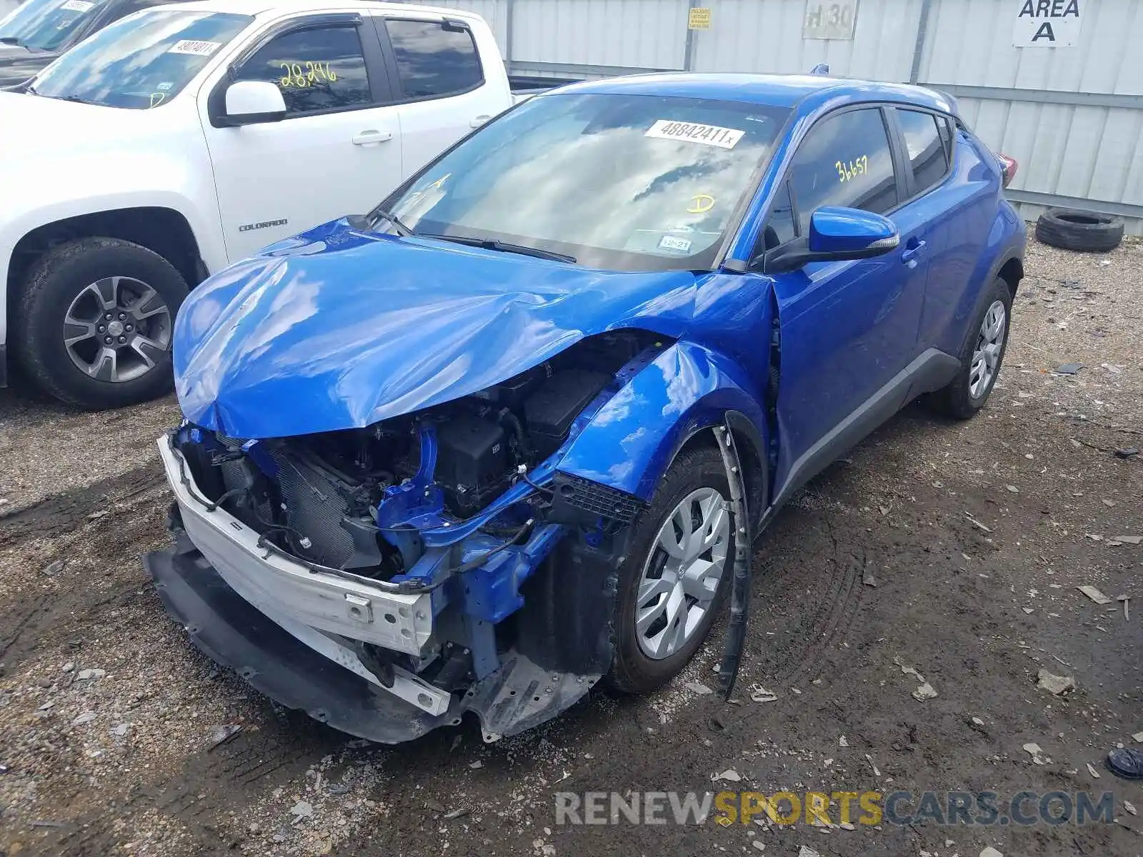 2 Photograph of a damaged car NMTKHMBX1KR098070 TOYOTA C-HR 2019