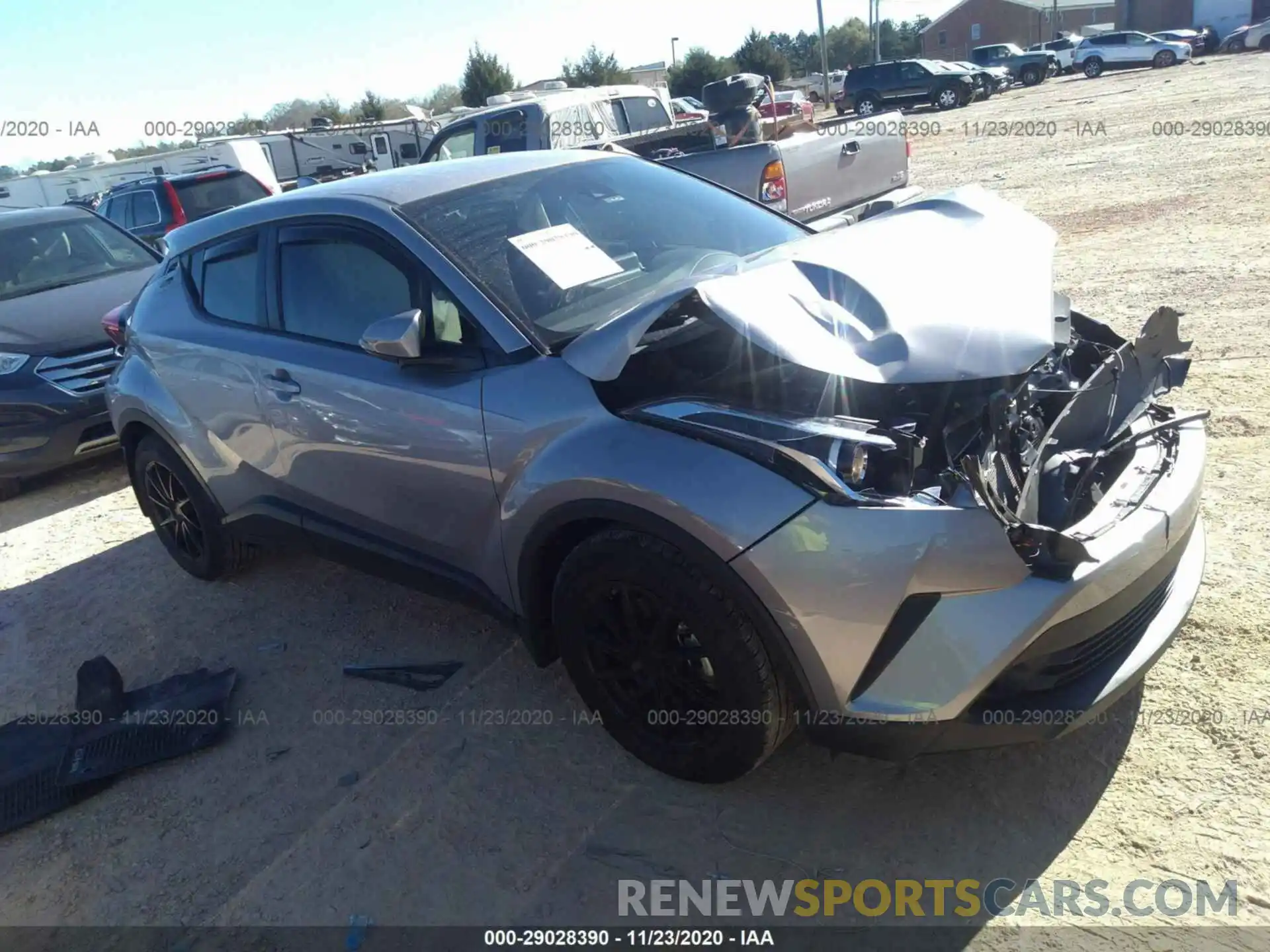 1 Photograph of a damaged car NMTKHMBX1KR098327 TOYOTA C-HR 2019