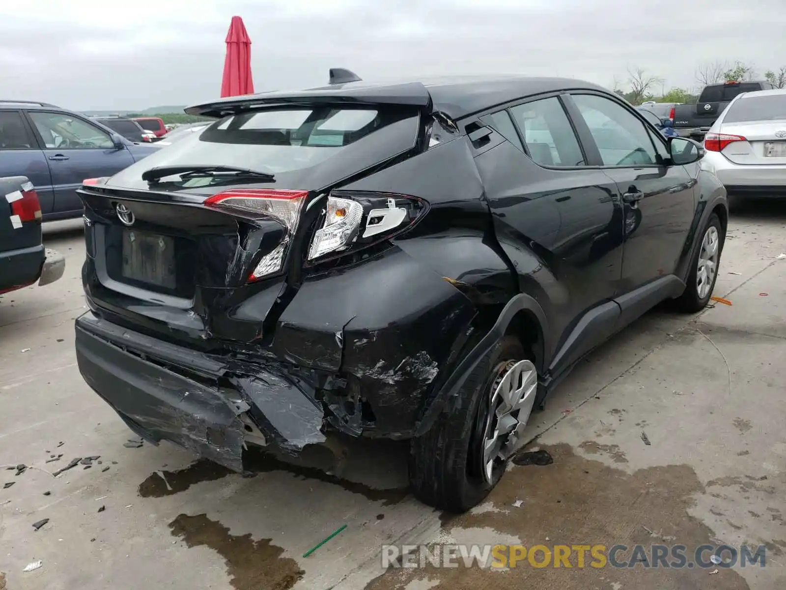 4 Photograph of a damaged car NMTKHMBX1KR098781 TOYOTA C-HR 2019