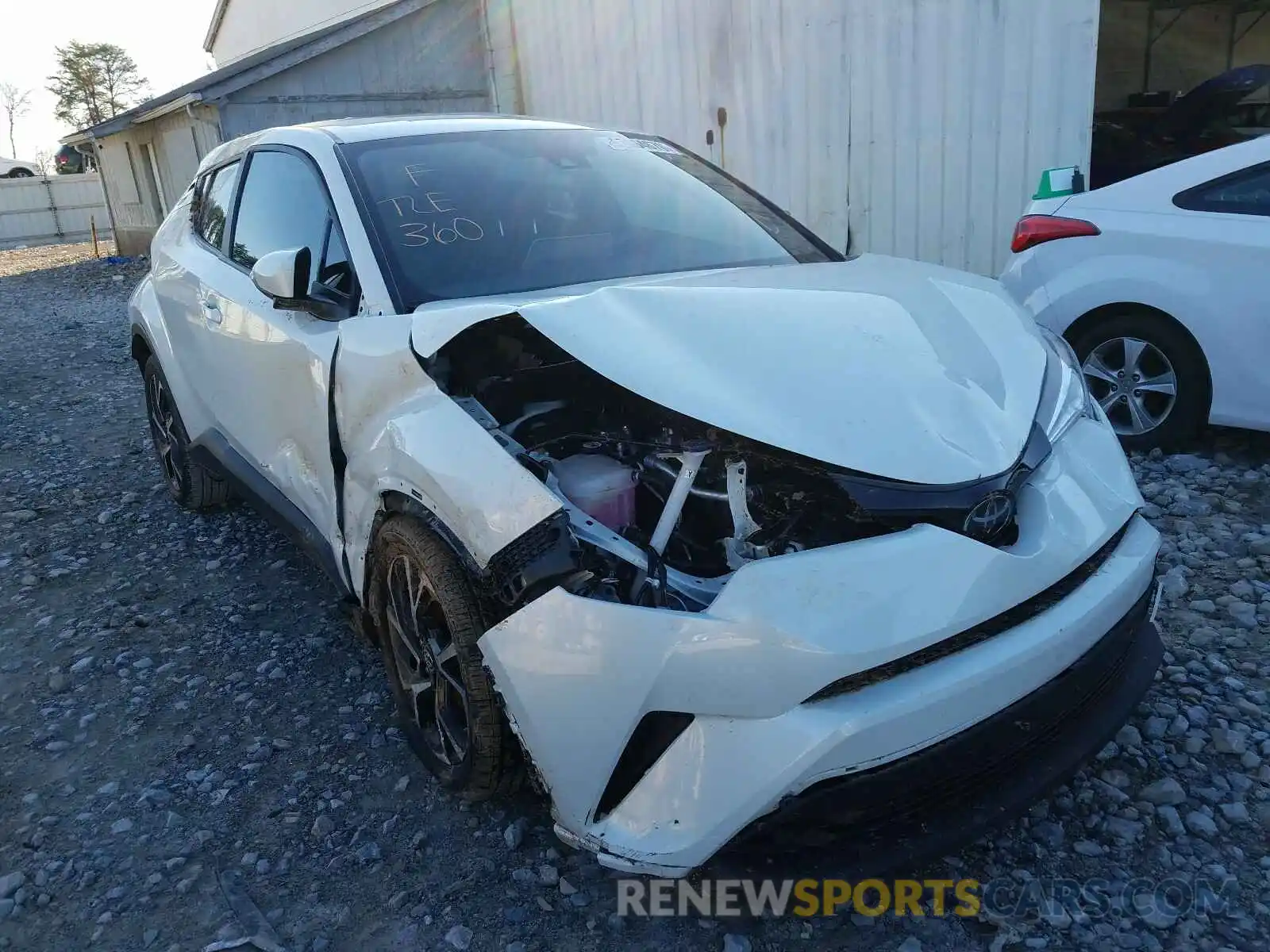 1 Photograph of a damaged car NMTKHMBX1KR099008 TOYOTA C-HR 2019