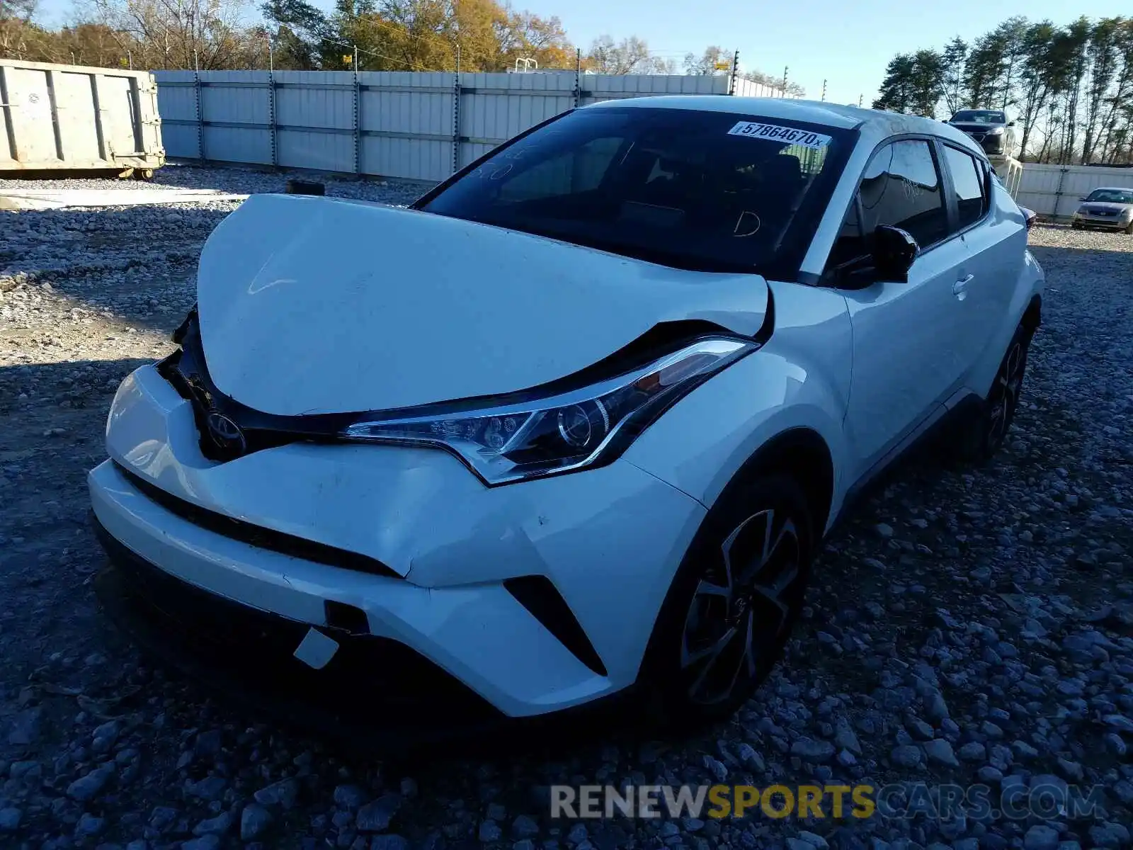 2 Photograph of a damaged car NMTKHMBX1KR099008 TOYOTA C-HR 2019