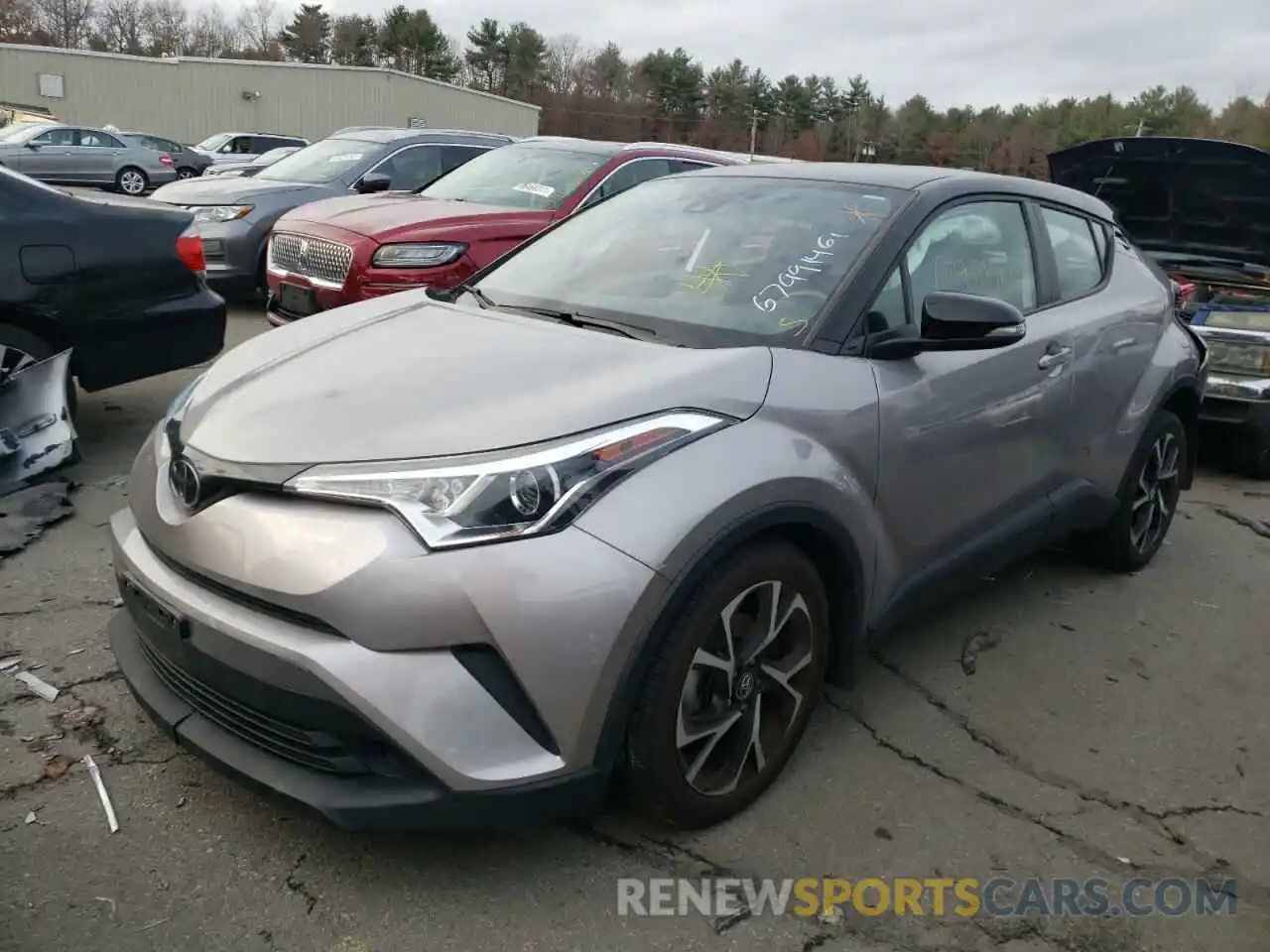 2 Photograph of a damaged car NMTKHMBX1KR099316 TOYOTA C-HR 2019