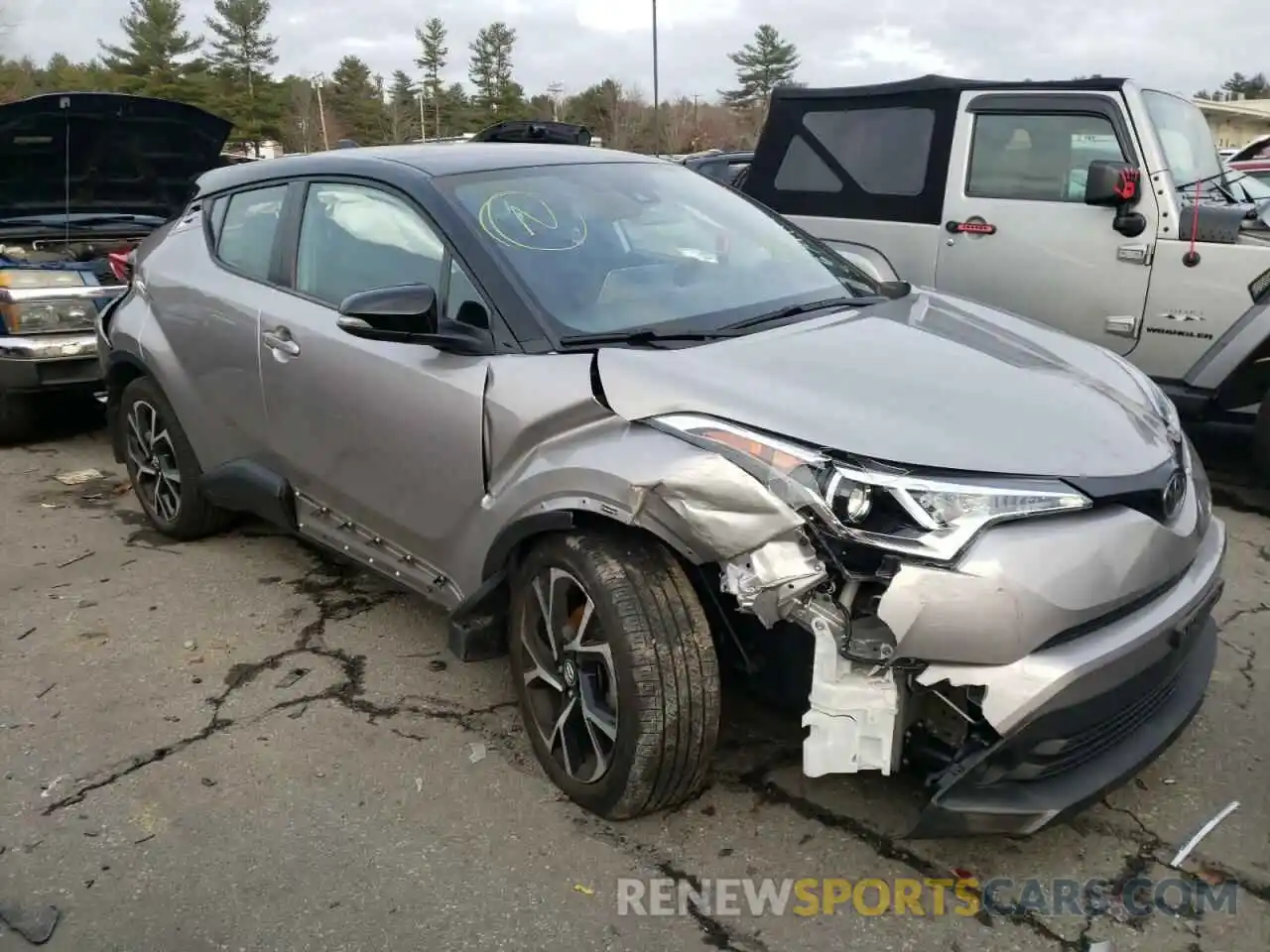 9 Photograph of a damaged car NMTKHMBX1KR099316 TOYOTA C-HR 2019