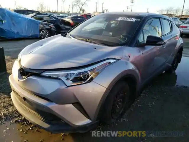 2 Photograph of a damaged car NMTKHMBX1KR099736 TOYOTA C-HR 2019