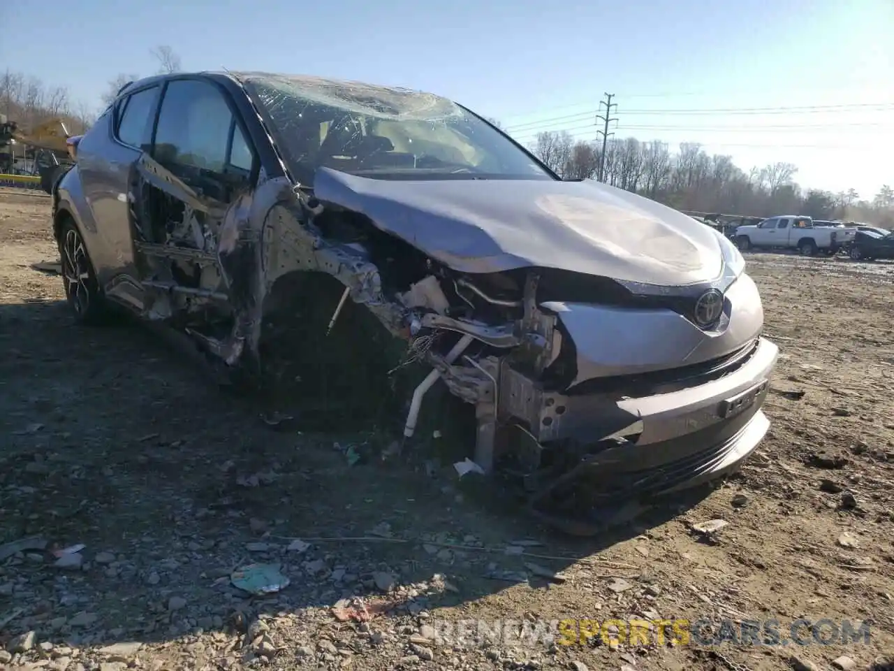 1 Photograph of a damaged car NMTKHMBX1KR099929 TOYOTA C-HR 2019