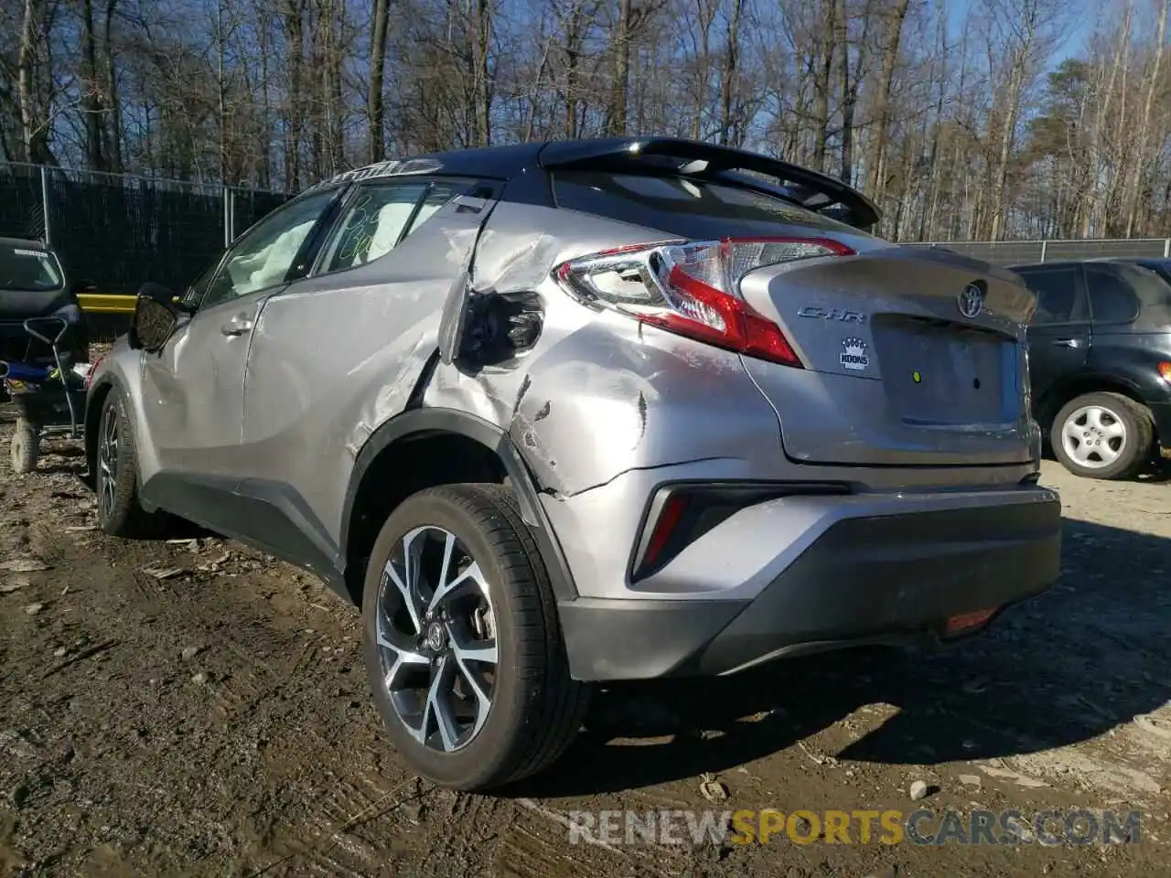 3 Photograph of a damaged car NMTKHMBX1KR099929 TOYOTA C-HR 2019