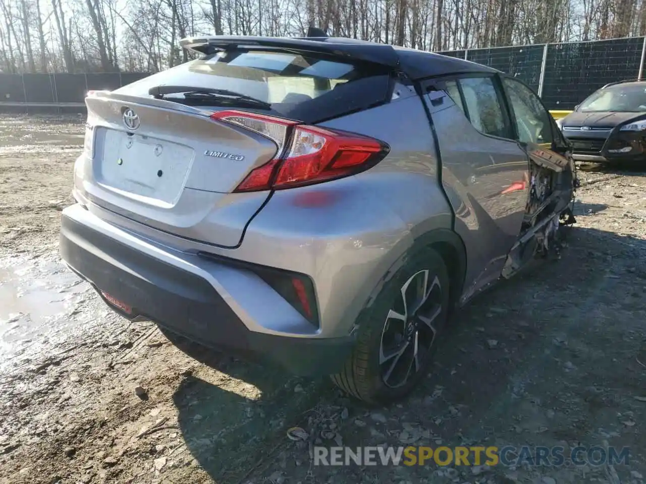 4 Photograph of a damaged car NMTKHMBX1KR099929 TOYOTA C-HR 2019