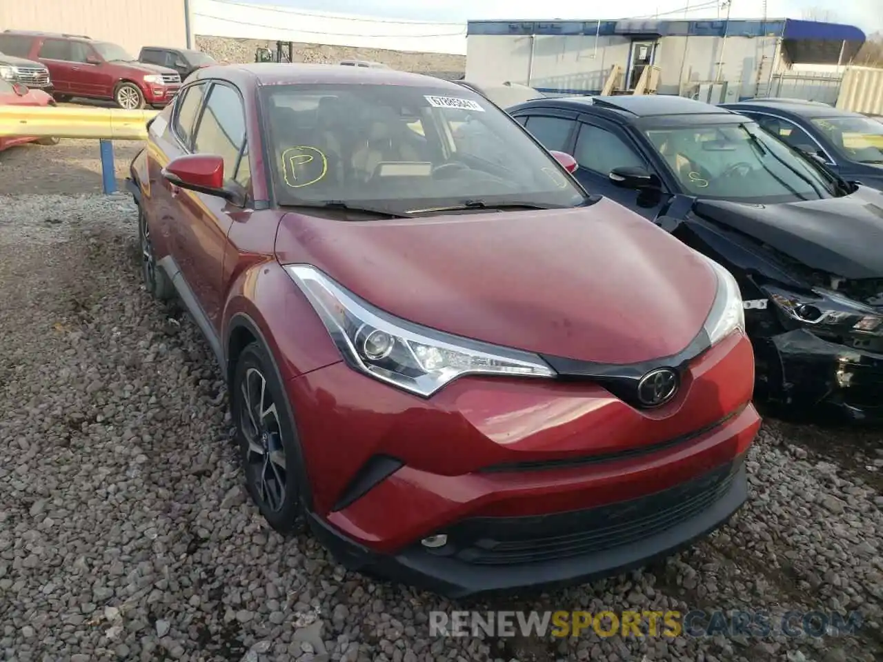 1 Photograph of a damaged car NMTKHMBX2KR068284 TOYOTA C-HR 2019