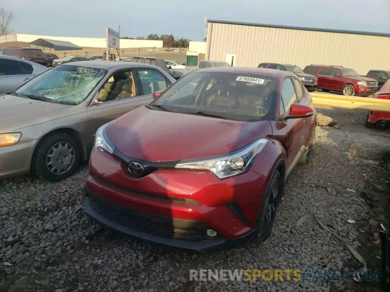 2 Photograph of a damaged car NMTKHMBX2KR068284 TOYOTA C-HR 2019