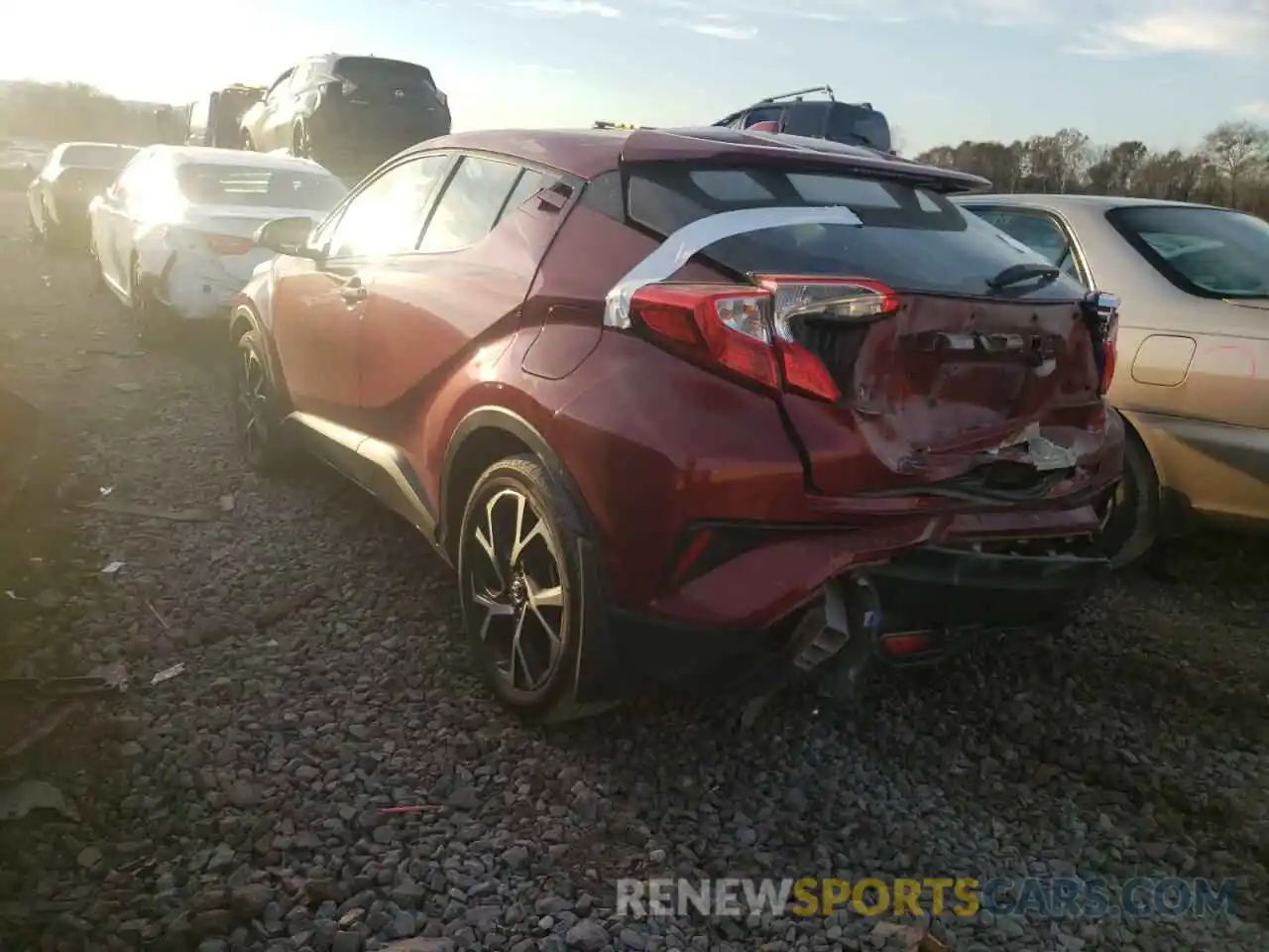 3 Photograph of a damaged car NMTKHMBX2KR068284 TOYOTA C-HR 2019