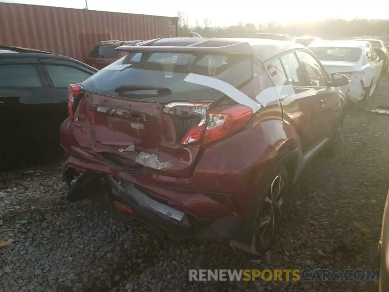 4 Photograph of a damaged car NMTKHMBX2KR068284 TOYOTA C-HR 2019