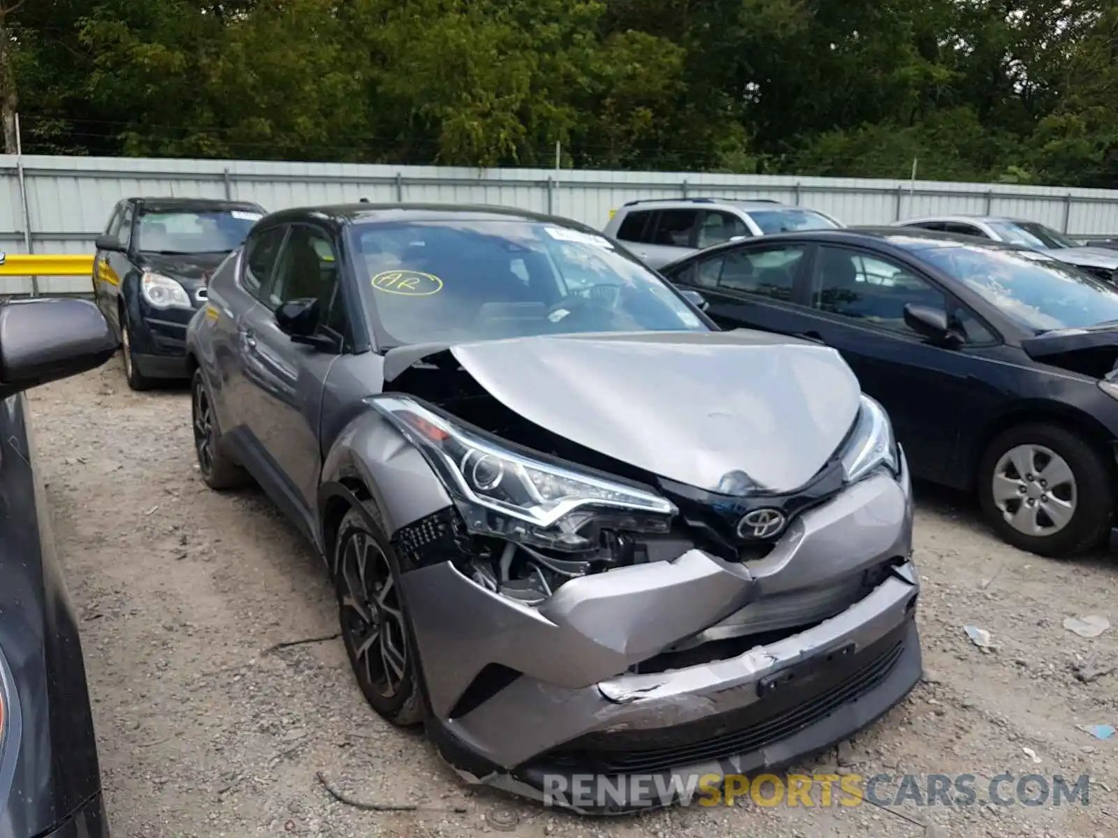 1 Photograph of a damaged car NMTKHMBX2KR069872 TOYOTA C-HR 2019