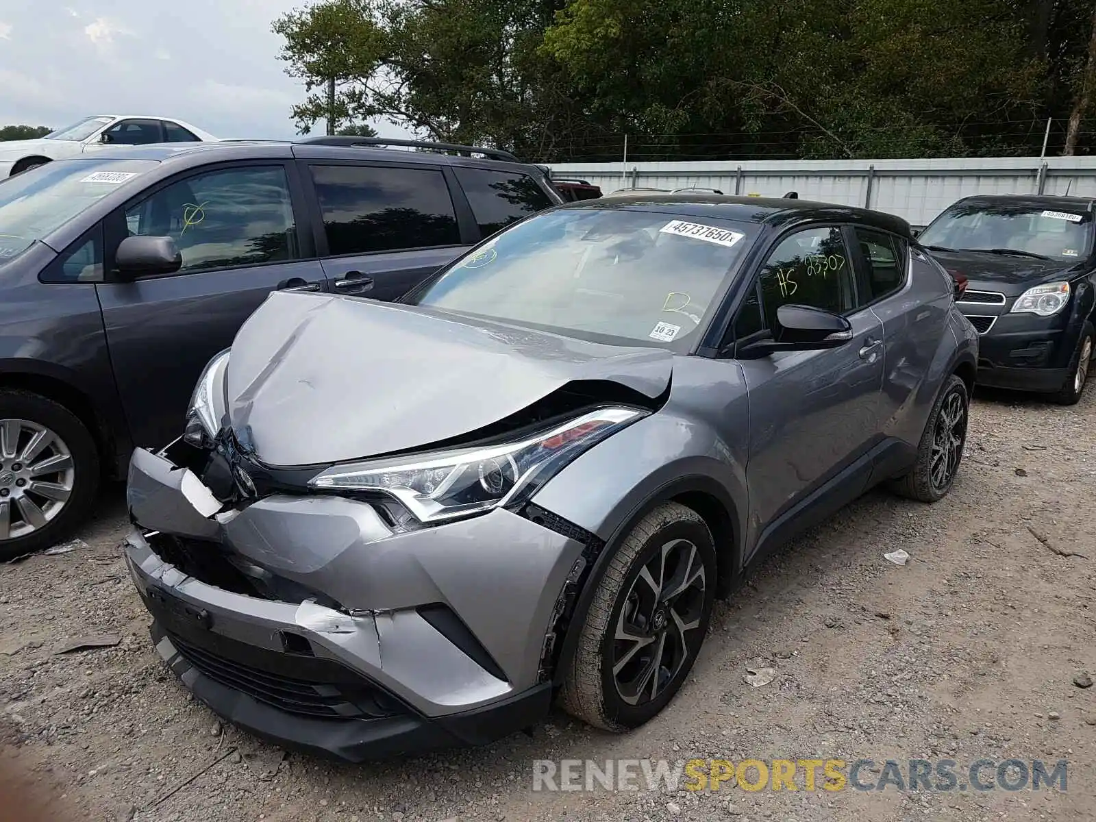 2 Фотография поврежденного автомобиля NMTKHMBX2KR069872 TOYOTA C-HR 2019