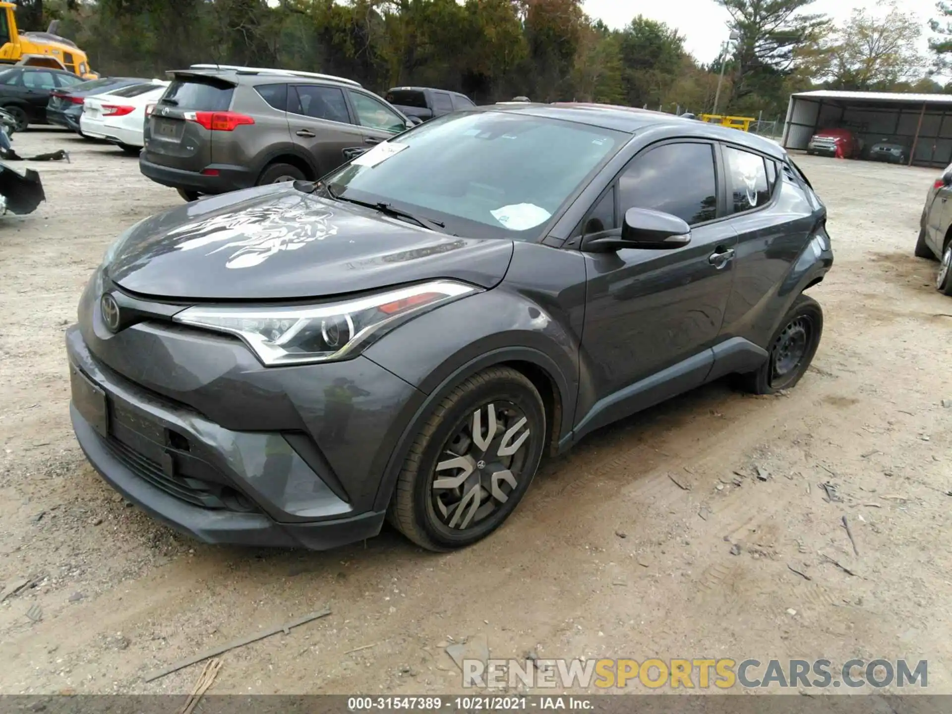 2 Photograph of a damaged car NMTKHMBX2KR069905 TOYOTA C-HR 2019