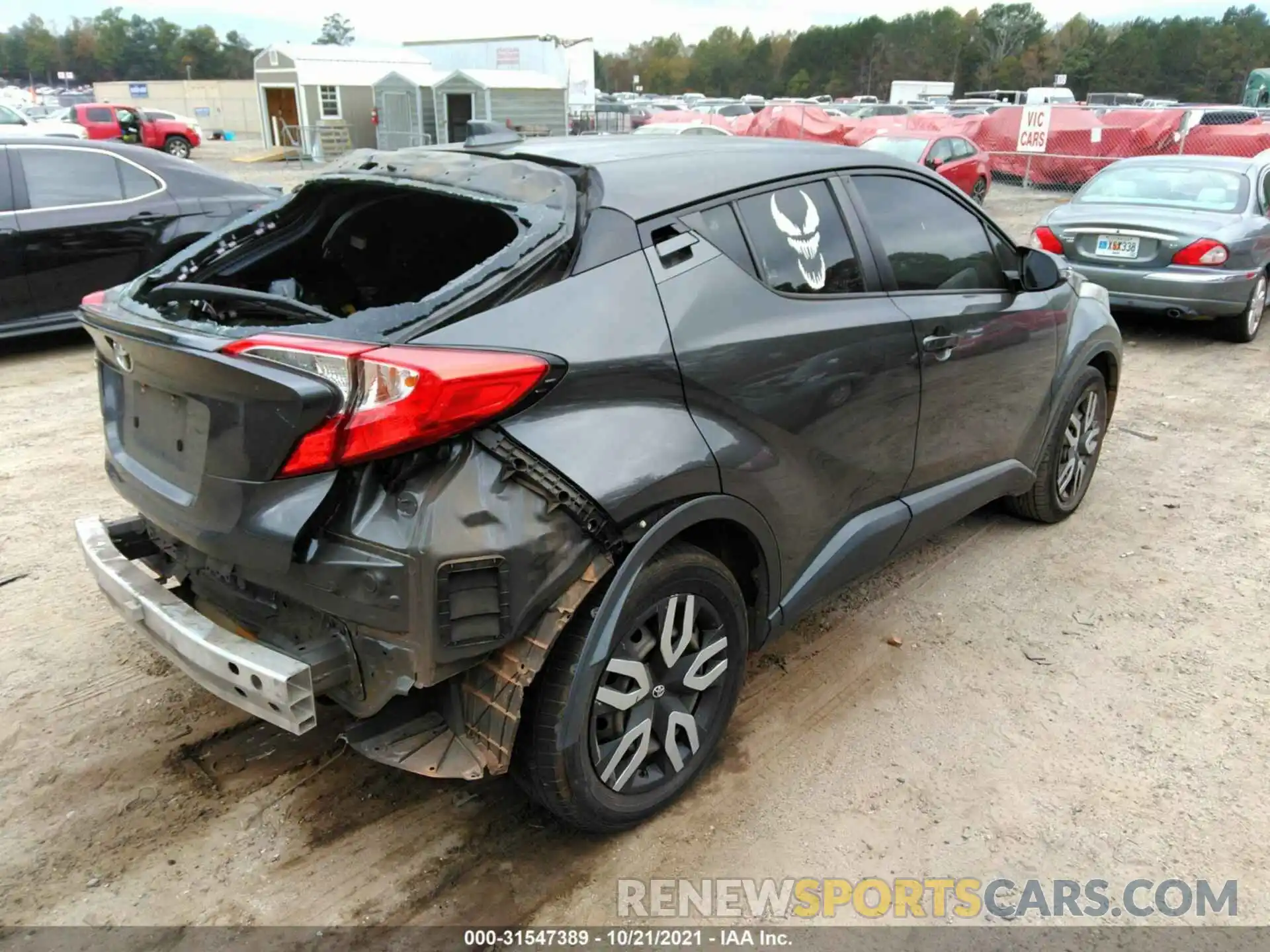 4 Фотография поврежденного автомобиля NMTKHMBX2KR069905 TOYOTA C-HR 2019