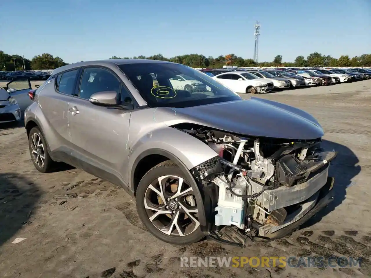 1 Photograph of a damaged car NMTKHMBX2KR072402 TOYOTA C-HR 2019