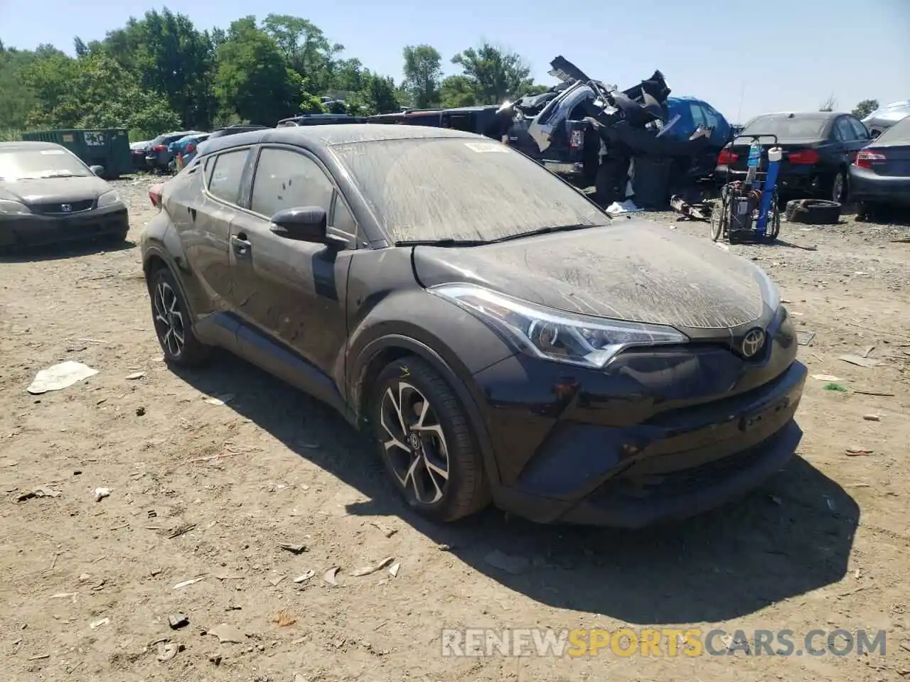 1 Photograph of a damaged car NMTKHMBX2KR073789 TOYOTA C-HR 2019