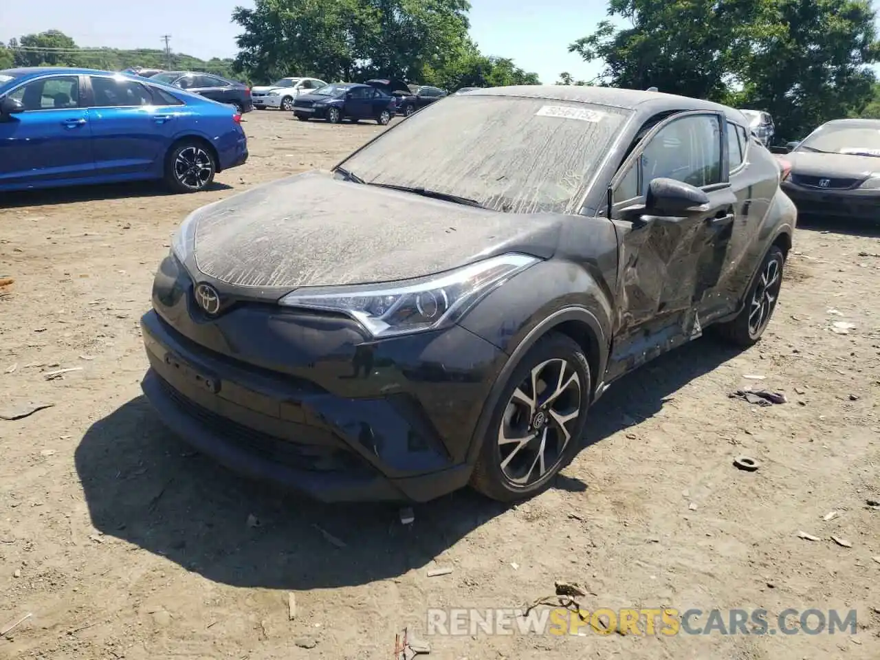 2 Photograph of a damaged car NMTKHMBX2KR073789 TOYOTA C-HR 2019