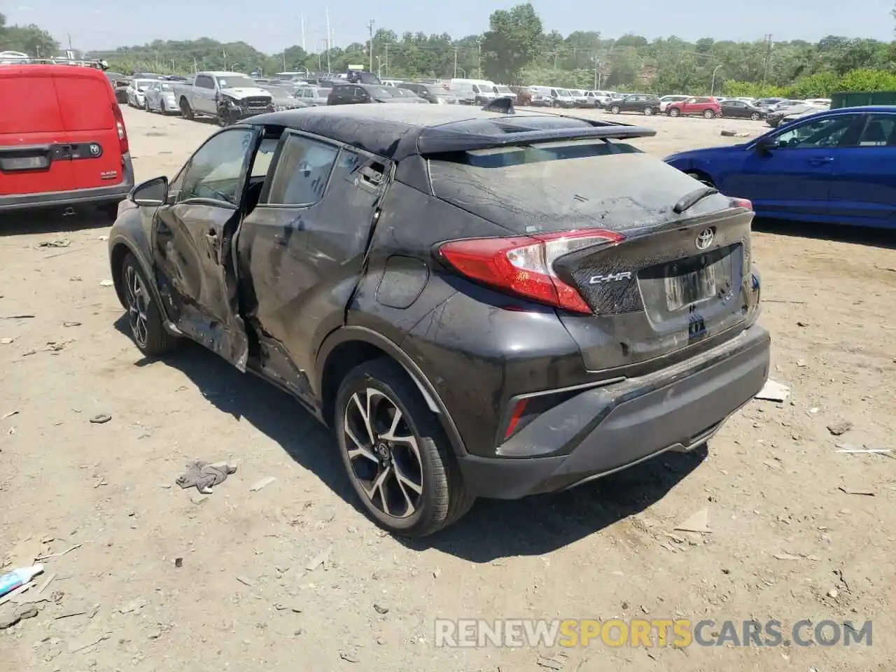 3 Photograph of a damaged car NMTKHMBX2KR073789 TOYOTA C-HR 2019