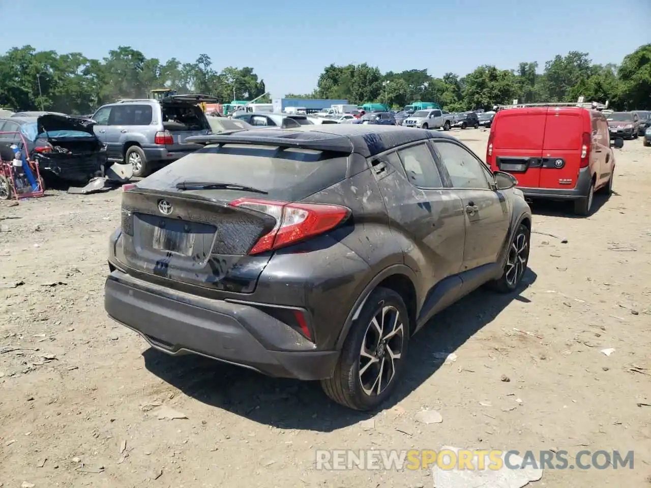 4 Photograph of a damaged car NMTKHMBX2KR073789 TOYOTA C-HR 2019