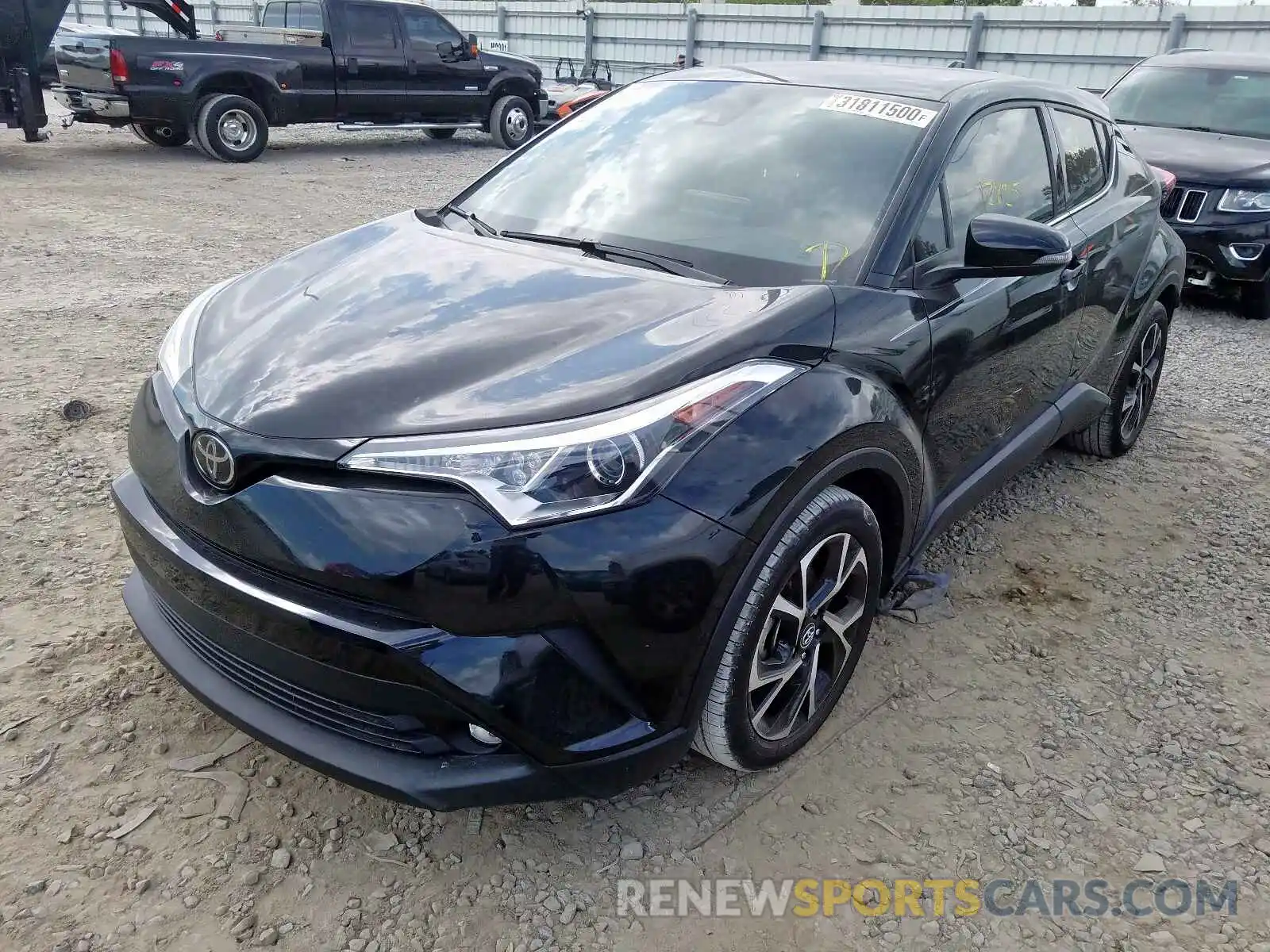 2 Фотография поврежденного автомобиля NMTKHMBX2KR073968 TOYOTA C-HR 2019