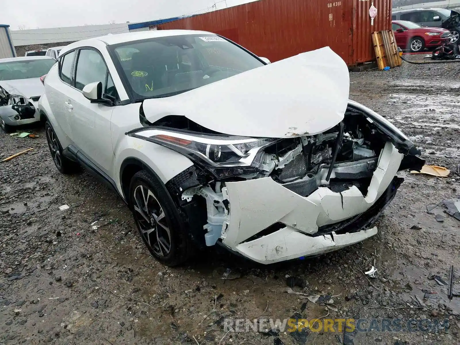 1 Photograph of a damaged car NMTKHMBX2KR074053 TOYOTA C-HR 2019