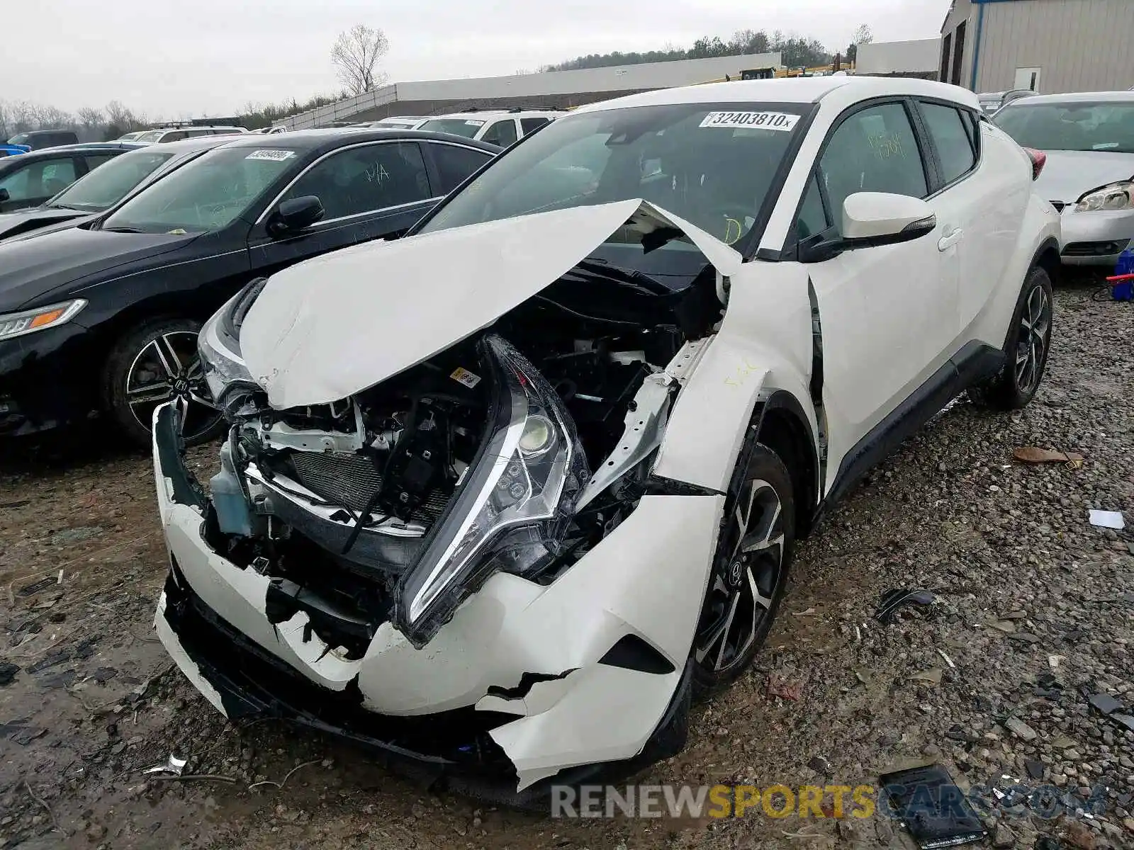 2 Фотография поврежденного автомобиля NMTKHMBX2KR074053 TOYOTA C-HR 2019