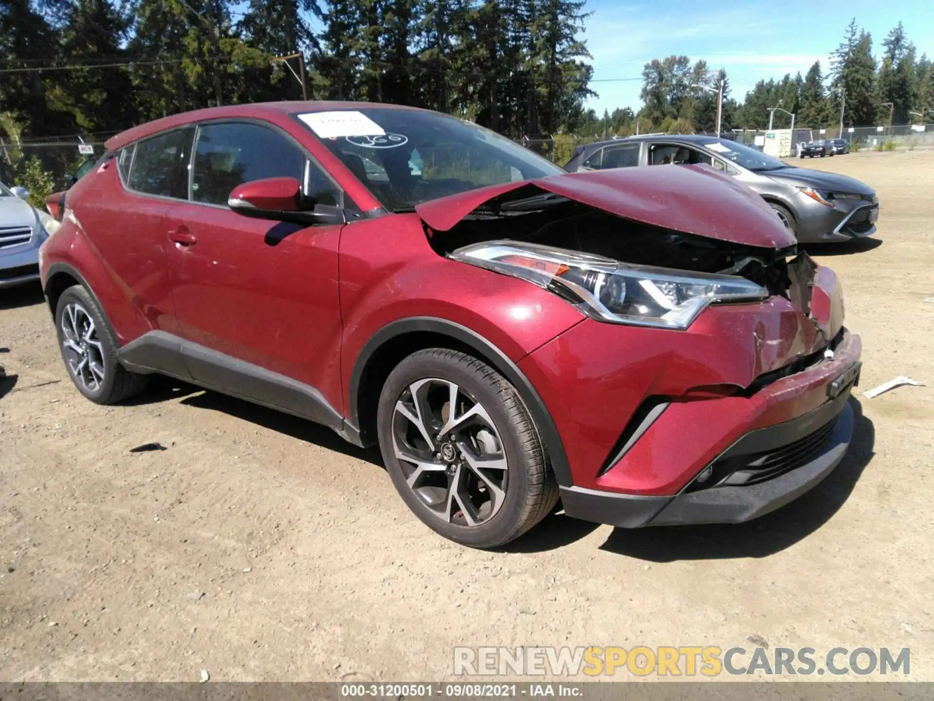 1 Photograph of a damaged car NMTKHMBX2KR074554 TOYOTA C-HR 2019