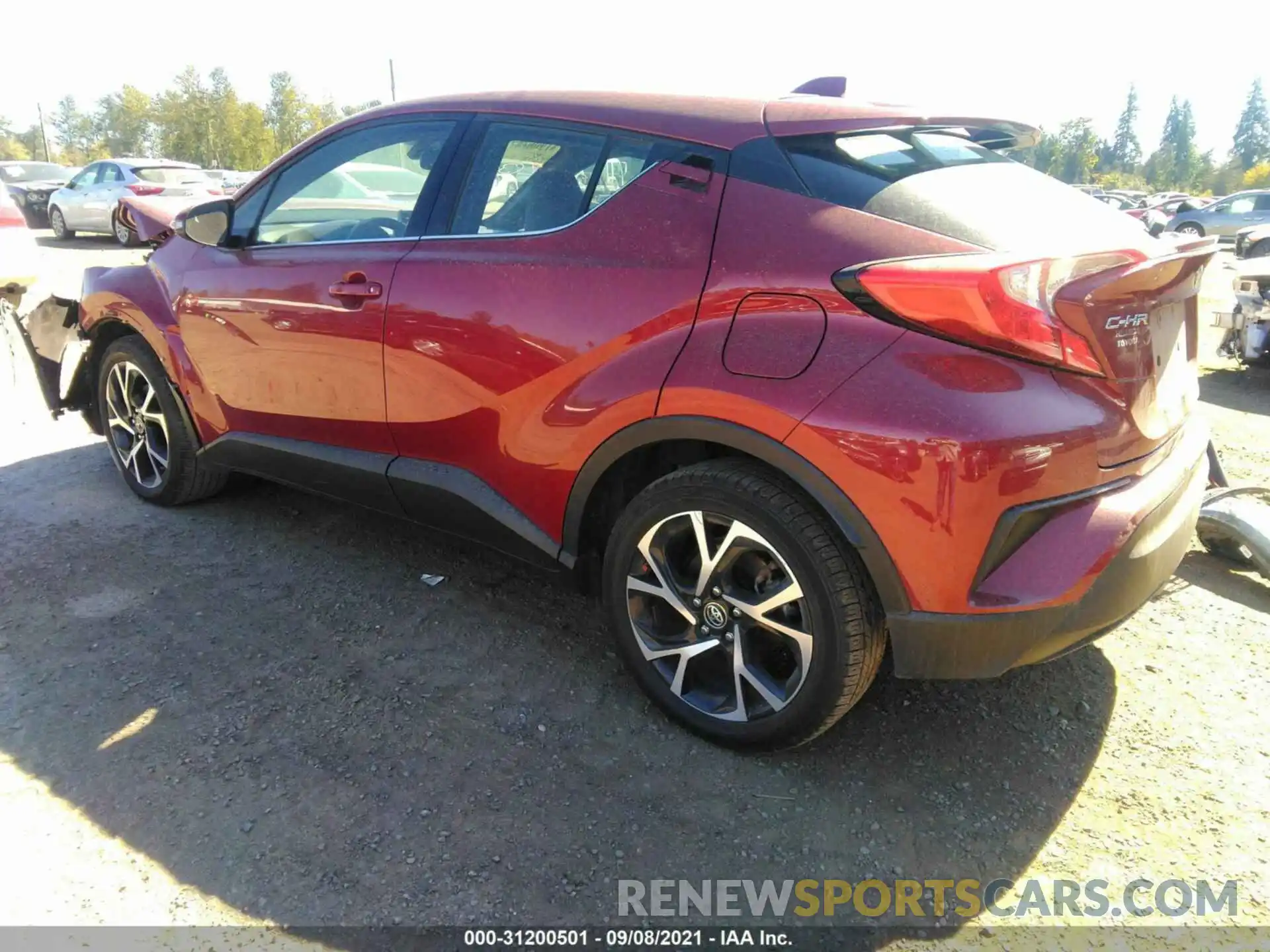 3 Photograph of a damaged car NMTKHMBX2KR074554 TOYOTA C-HR 2019