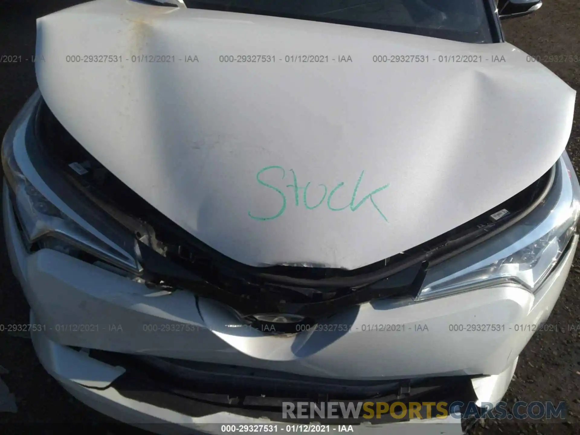 10 Photograph of a damaged car NMTKHMBX2KR074943 TOYOTA C-HR 2019